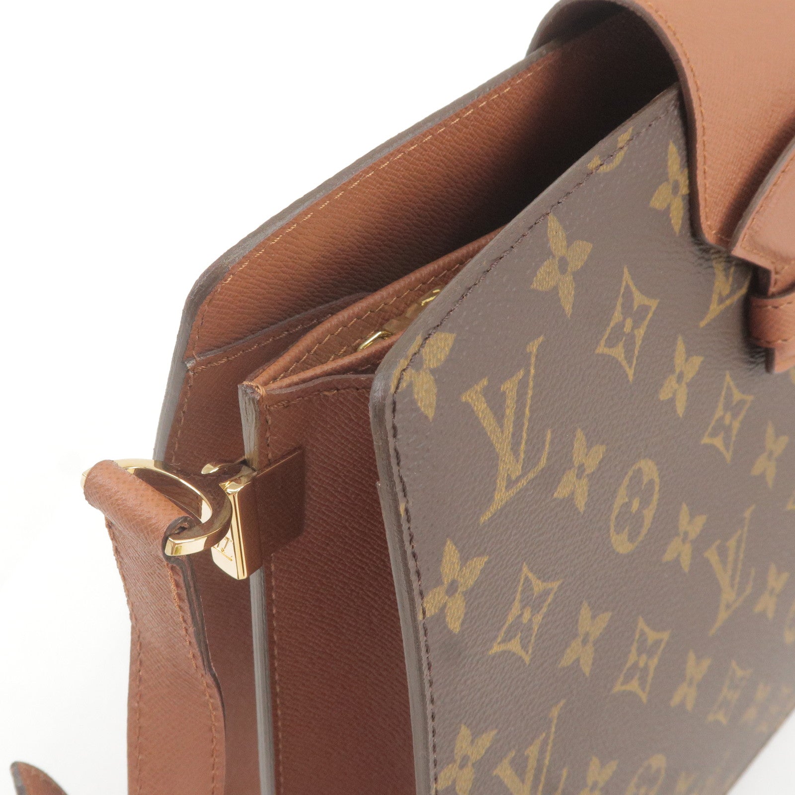 Pre-owned Louis Vuitton Boulogne 30 Shoulder Bag In Brown