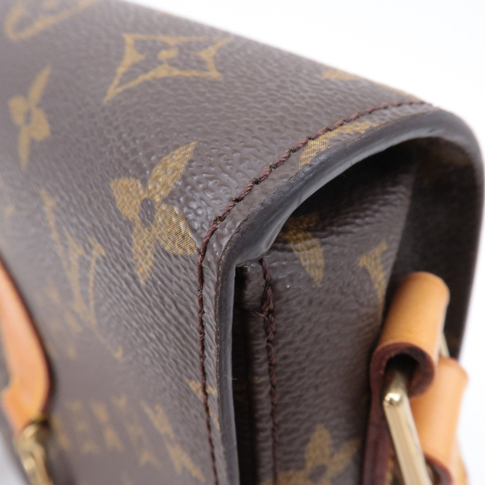 Monogram - Cloud - Brown - Shoulder - Vuitton - Saint - GM - ep_vintage  luxury Store - Bag - Louis Vuitton Twin pouch in brown monogram canvas and  natural leather - M51242 – dct - Louis