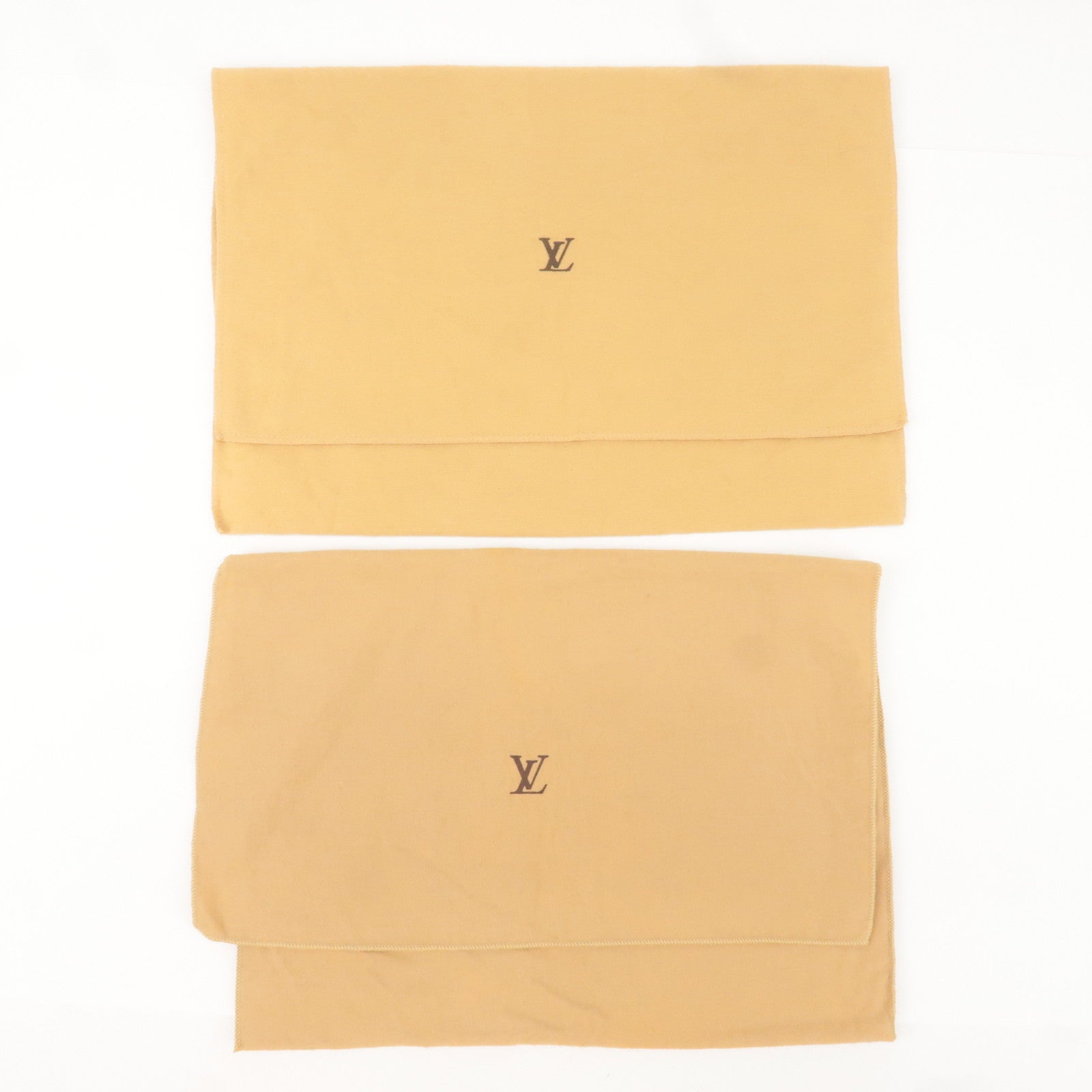 Louis-Vuitton-Set-of-15-Dust-Bag-Storage-Bag-Beige-Brown