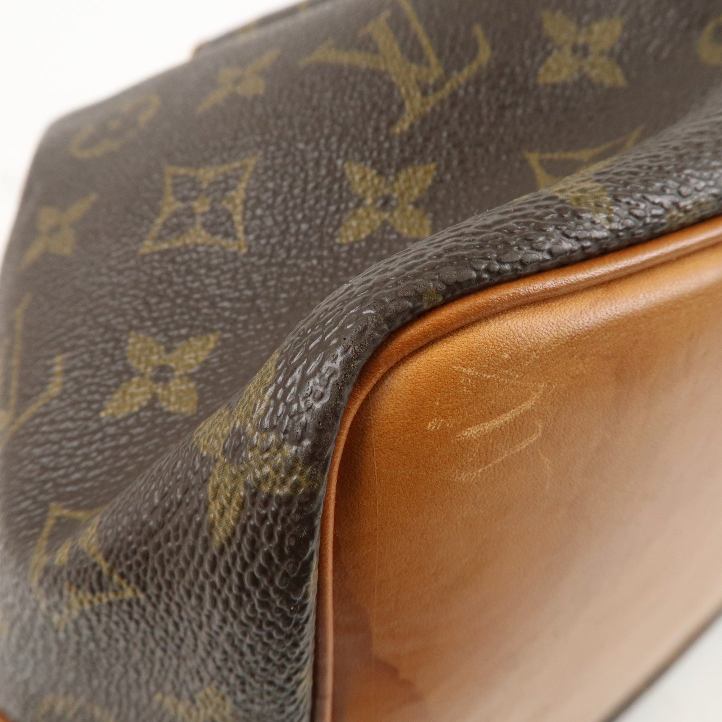 Louis Vuitton Monogram Petit Noe Shoulder Bag Brown M42226