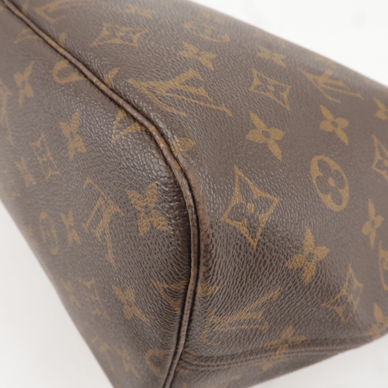 Louis Vuitton Monogram Neverfull MM M40156 Tote Bag Canvas Brown Authentic  10017