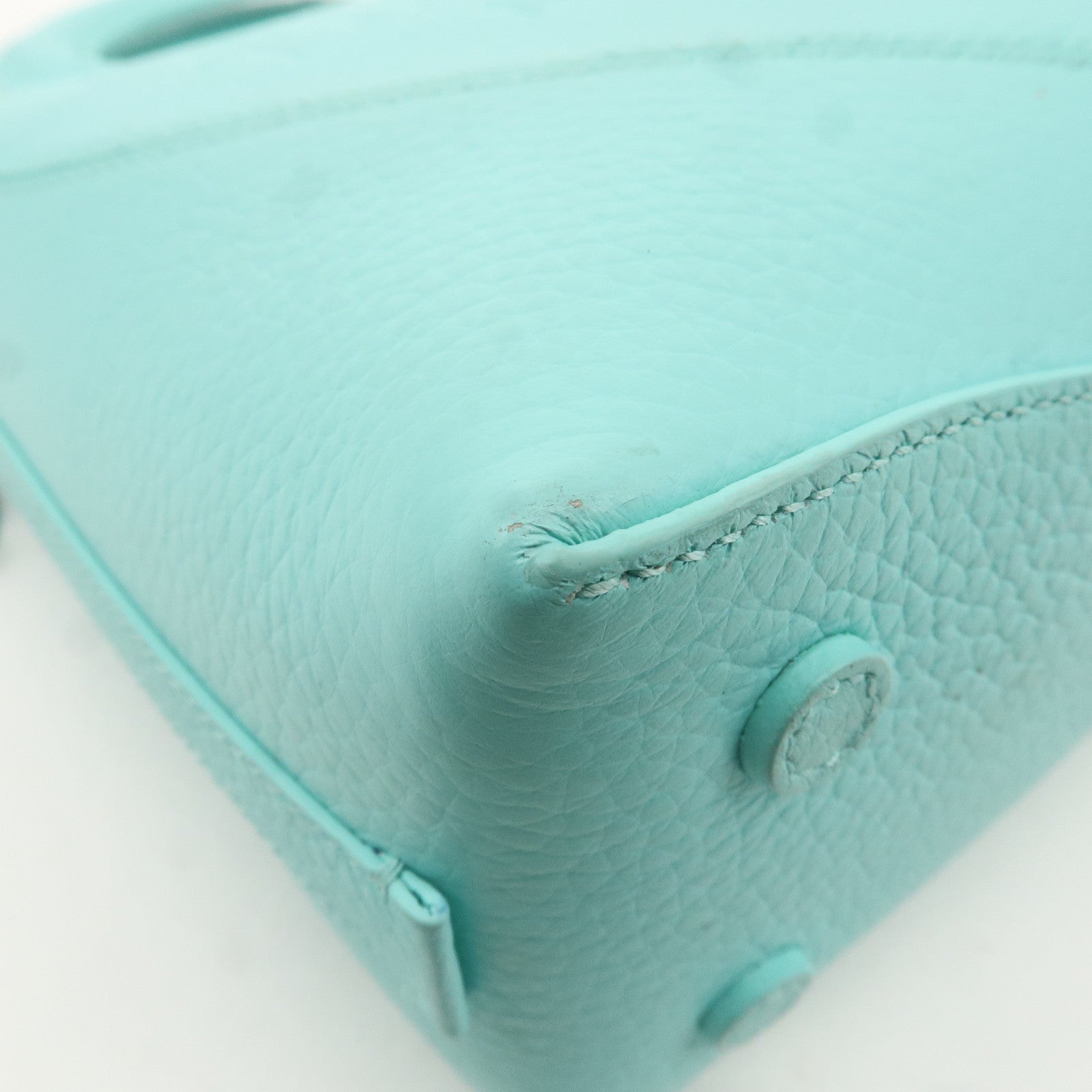 Tiffany&Co. Leather Return to Tiffany Mini Tote Bag Tiffany Blue