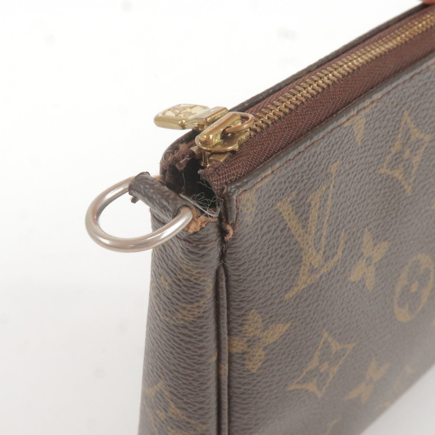 Louis Vuitton Monogram Pochette Accessoires & Strap M51980 J75010