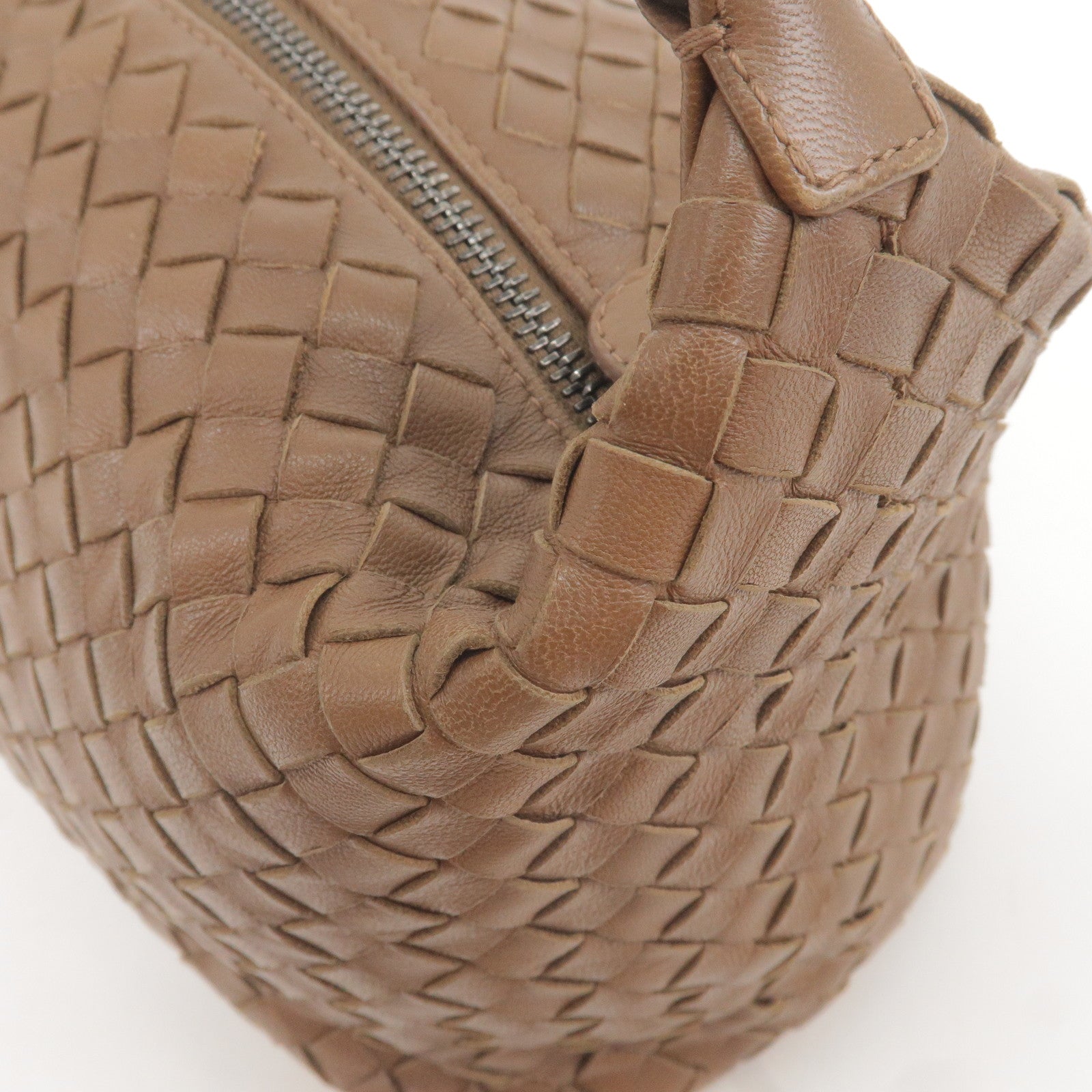 BOTTEGA-VENETA-Intrecciato-Leather-Shoulder-Bag-Brown – dct-ep_vintage  luxury Store