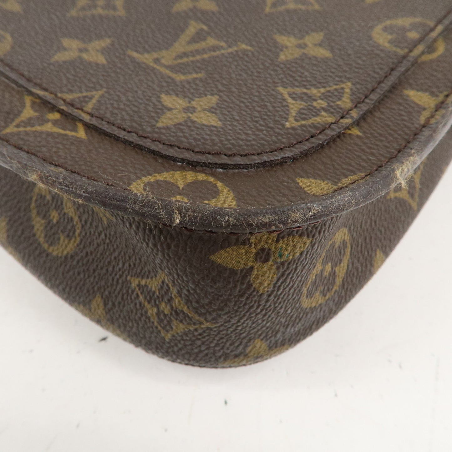 Louis Vuitton Monogram Saint Cloud MM Shoulder Bag Brown M51243