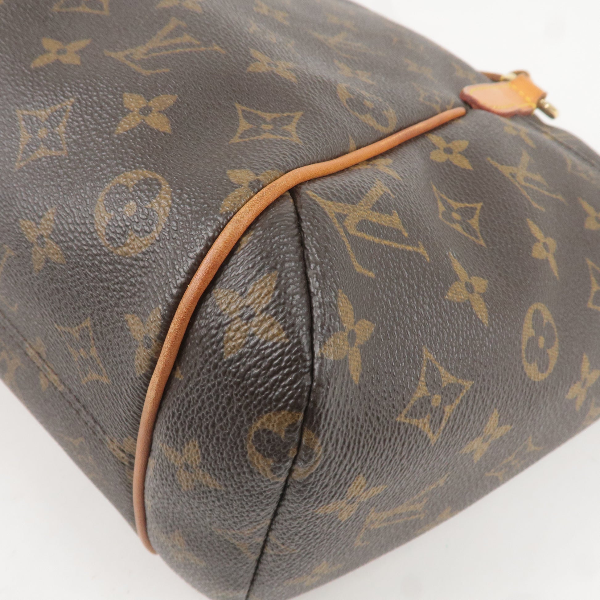 Louis Vuitton Vintage Monogram Shopper Bag Brown