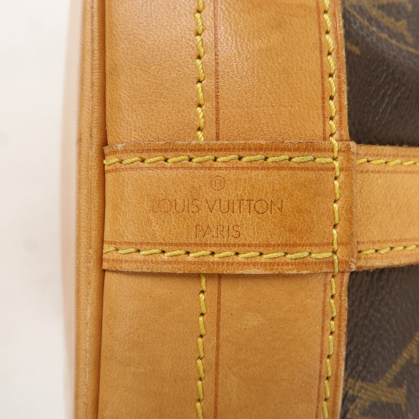 Louis Vuitton Monogram Noe Shoulder Bag Brown M42224