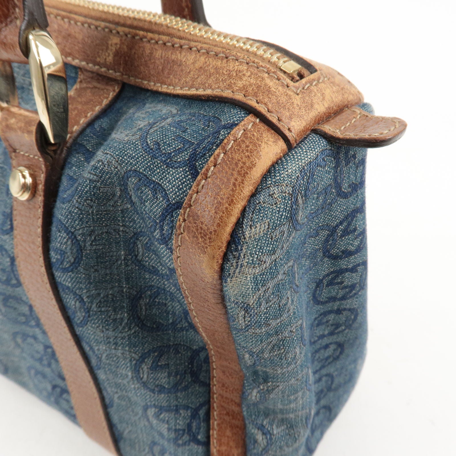 Gucci Blue GG Denim Abbey D-Ring Shoulder Bag – The Hosta