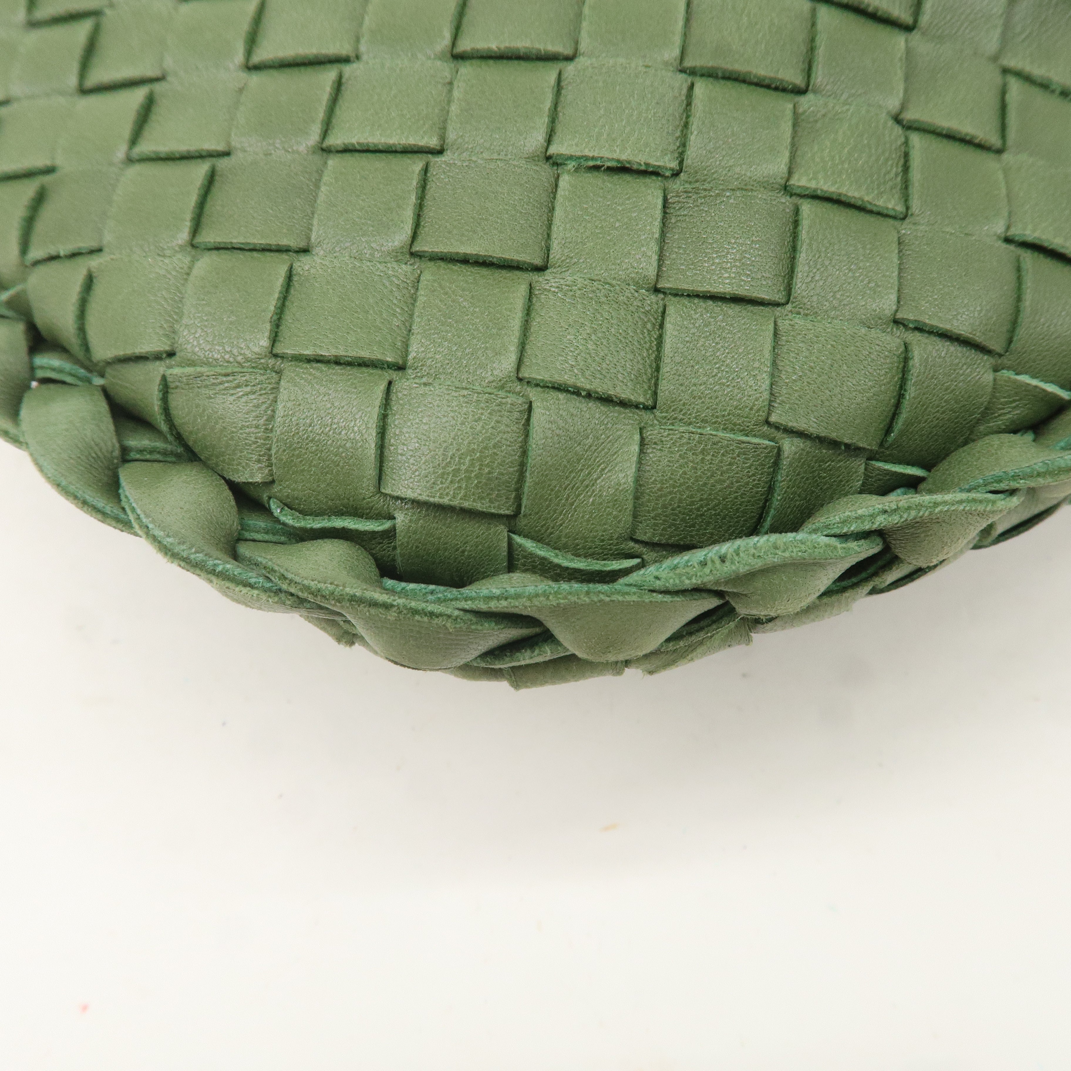 Bottega Veneta Intrecciato leather shoulder bag - Green