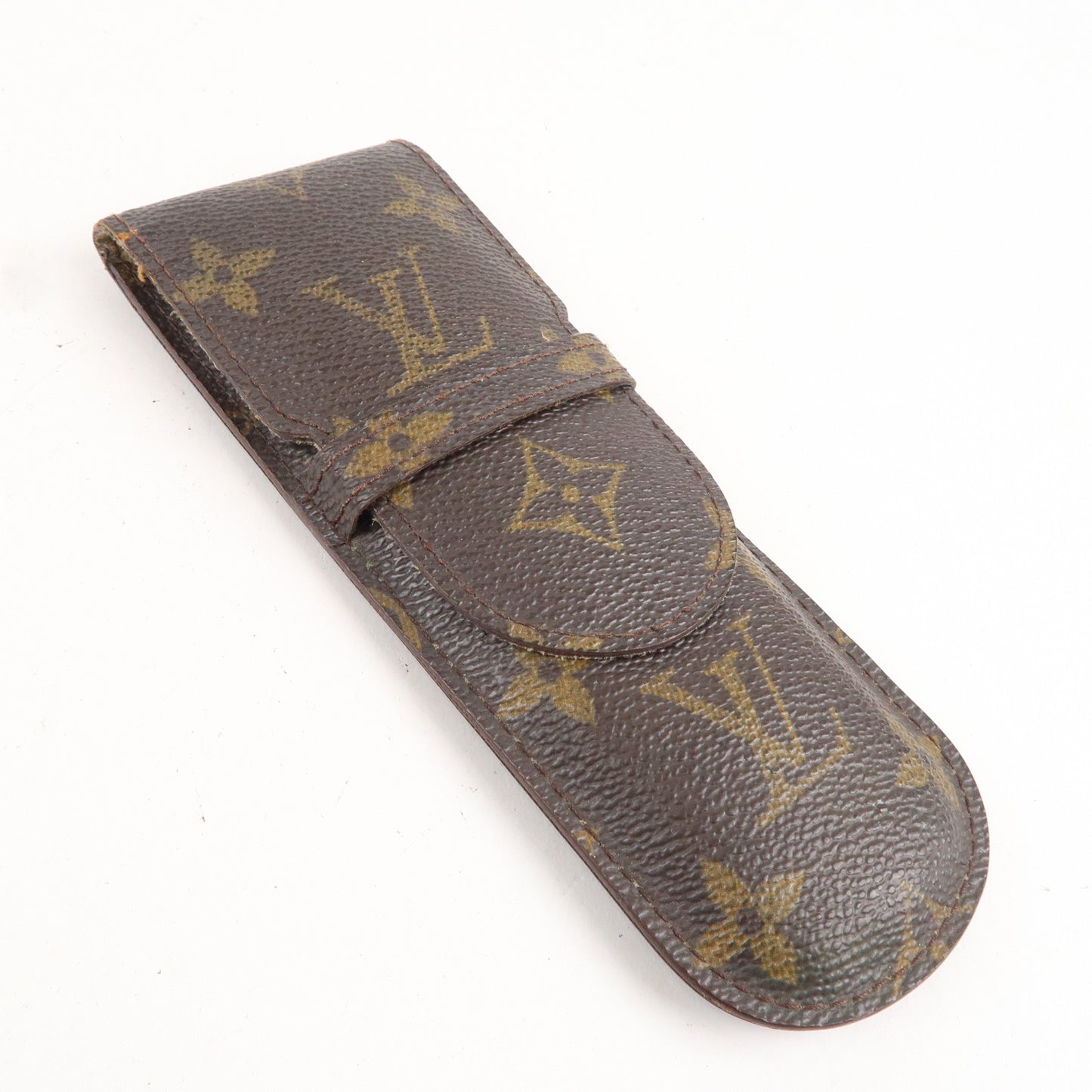 Louis Vuitton Monogram Leather Etui Stylo Pen Case Accessories M62990 France