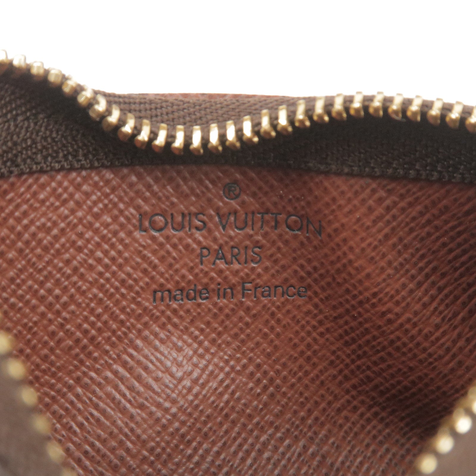 LOUIS VUITTON coin purse M62650 Pochette Cre Monogram canvas Brown uni –