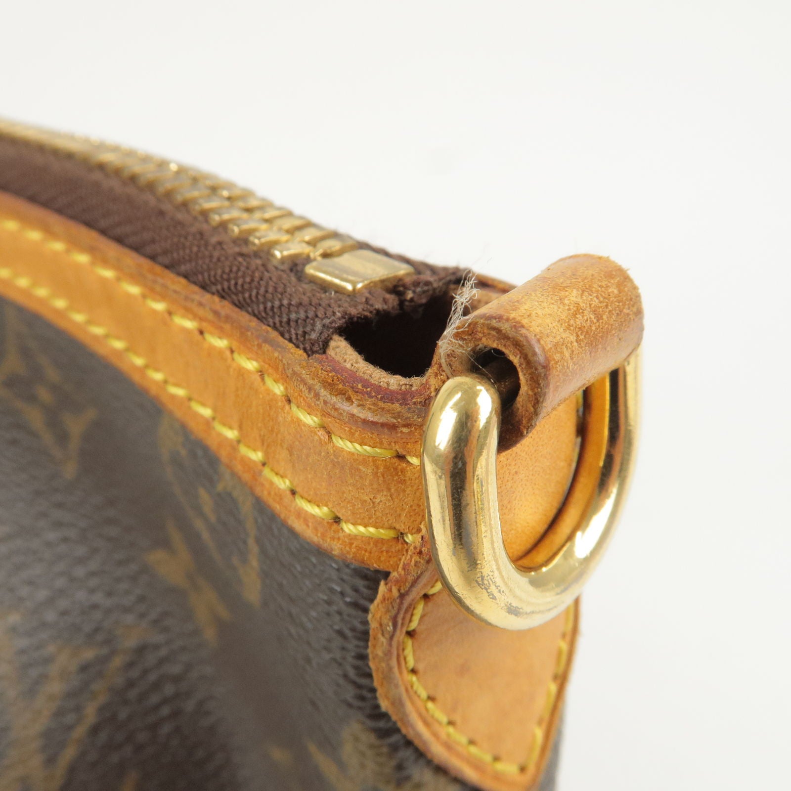 Louis Vuitton Monogram Canvas Leather Palermo Pm Shoulder Bag