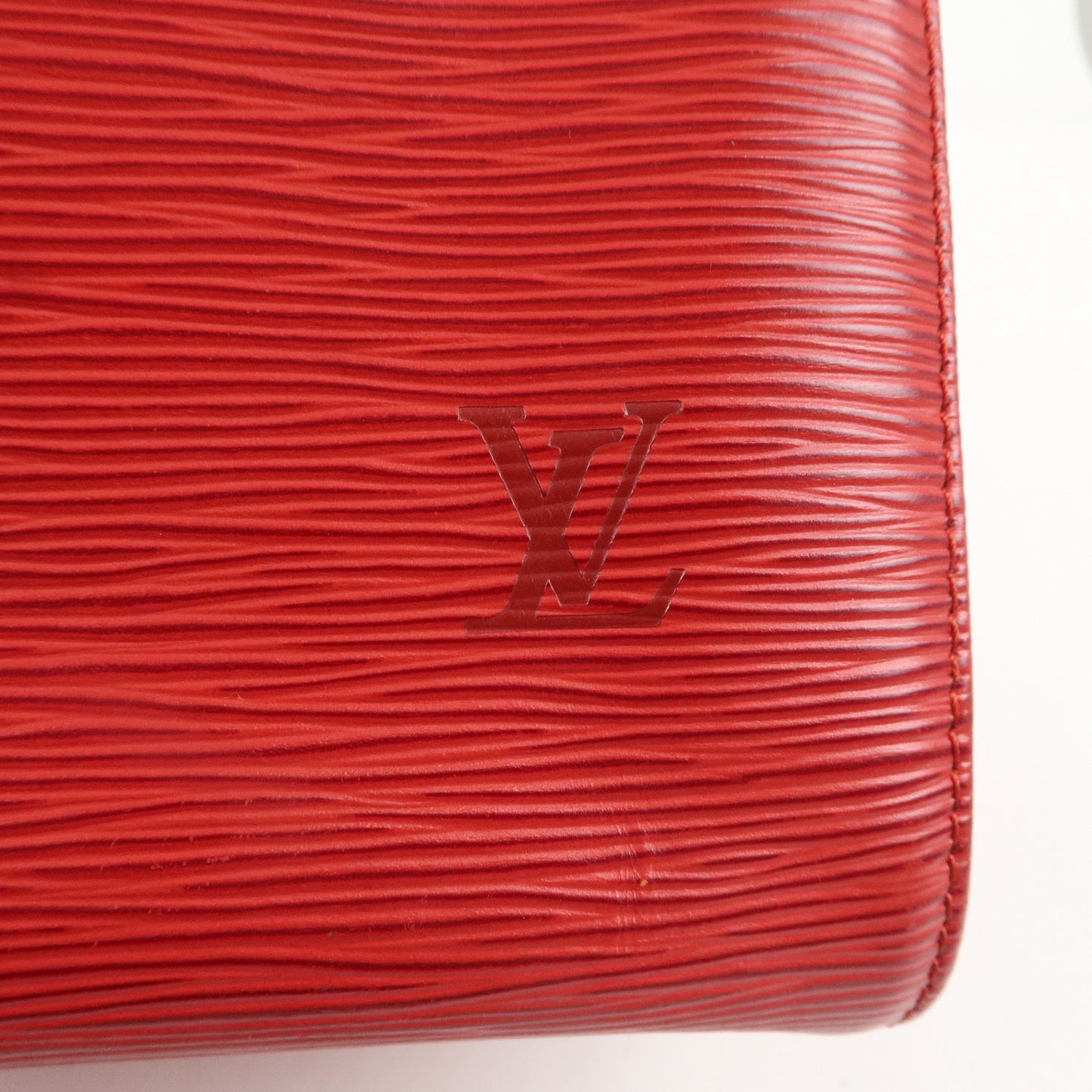 Louis Vuitton Epi Speedy 25 Hand Bag Castilian Red M43017