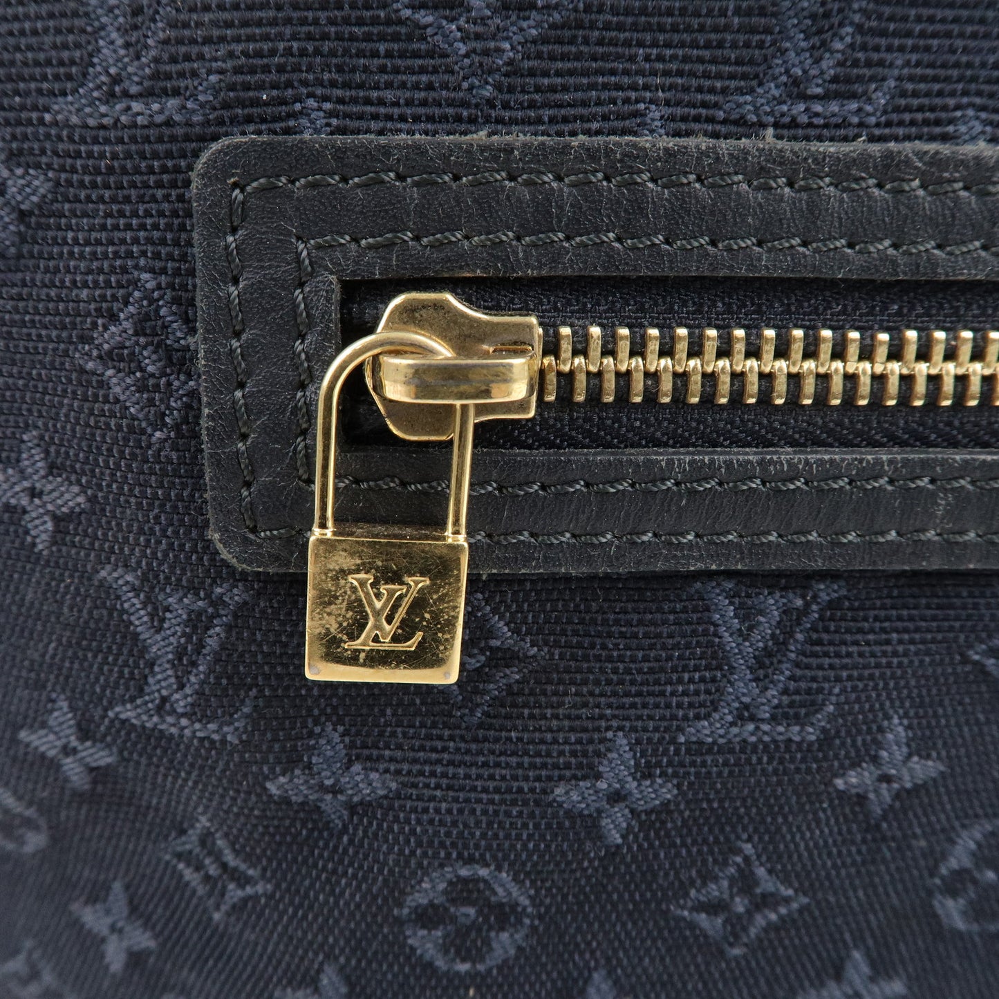 Louis Vuitton Monogram Mini Lucille GM Tote Bag Blue M92679