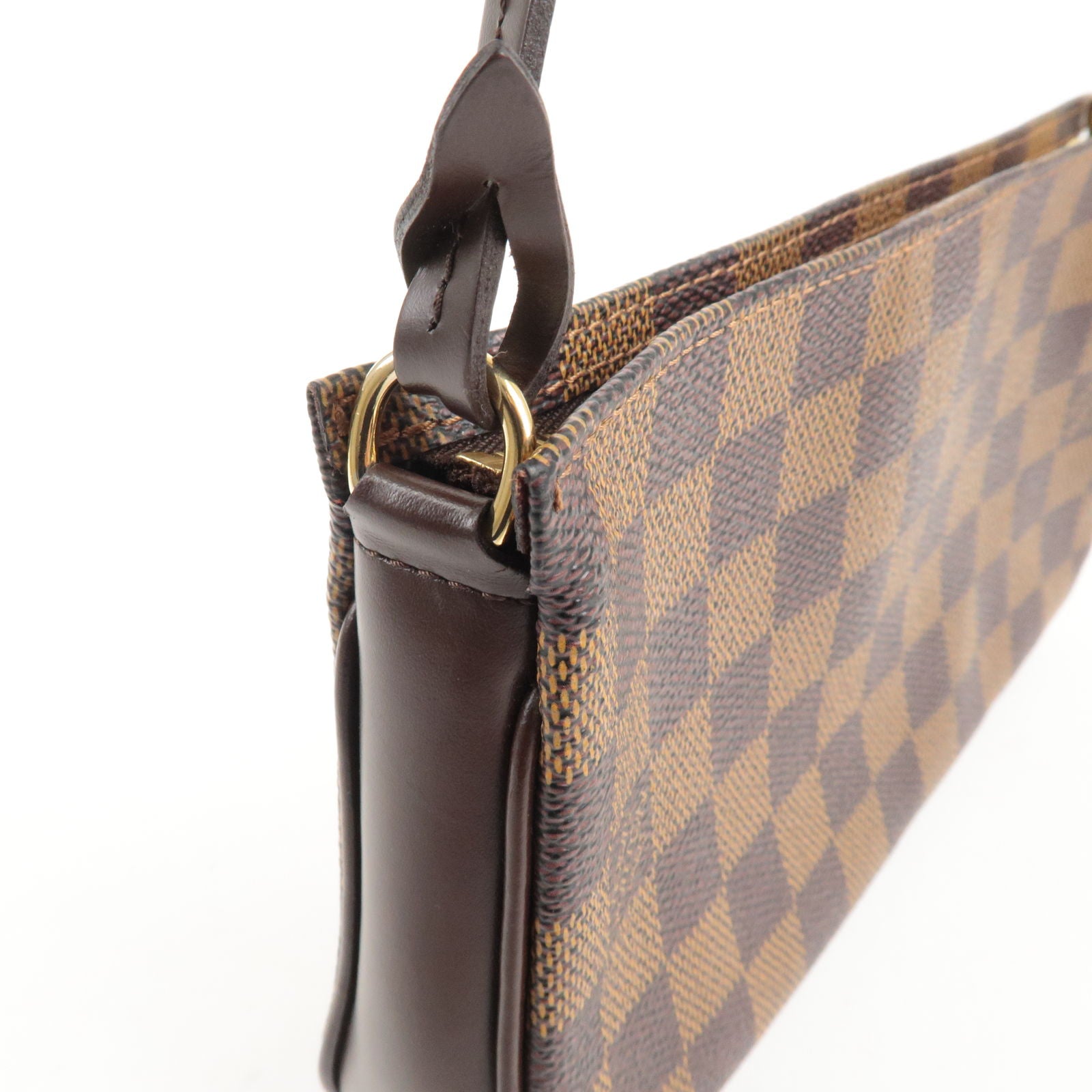 Louis Vuitton Navona Damier Ebene Canvas Pochette Accessories Bag