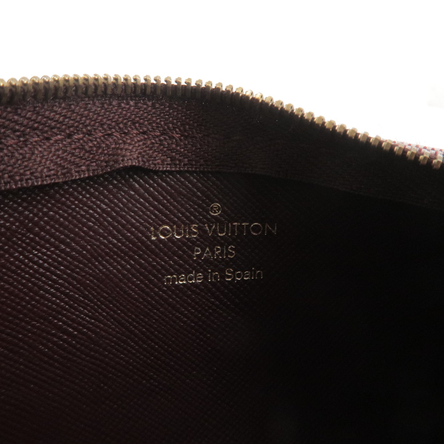Louis Vuitton Monogram Mini Pochette Cles Coin Case Cerise M92238