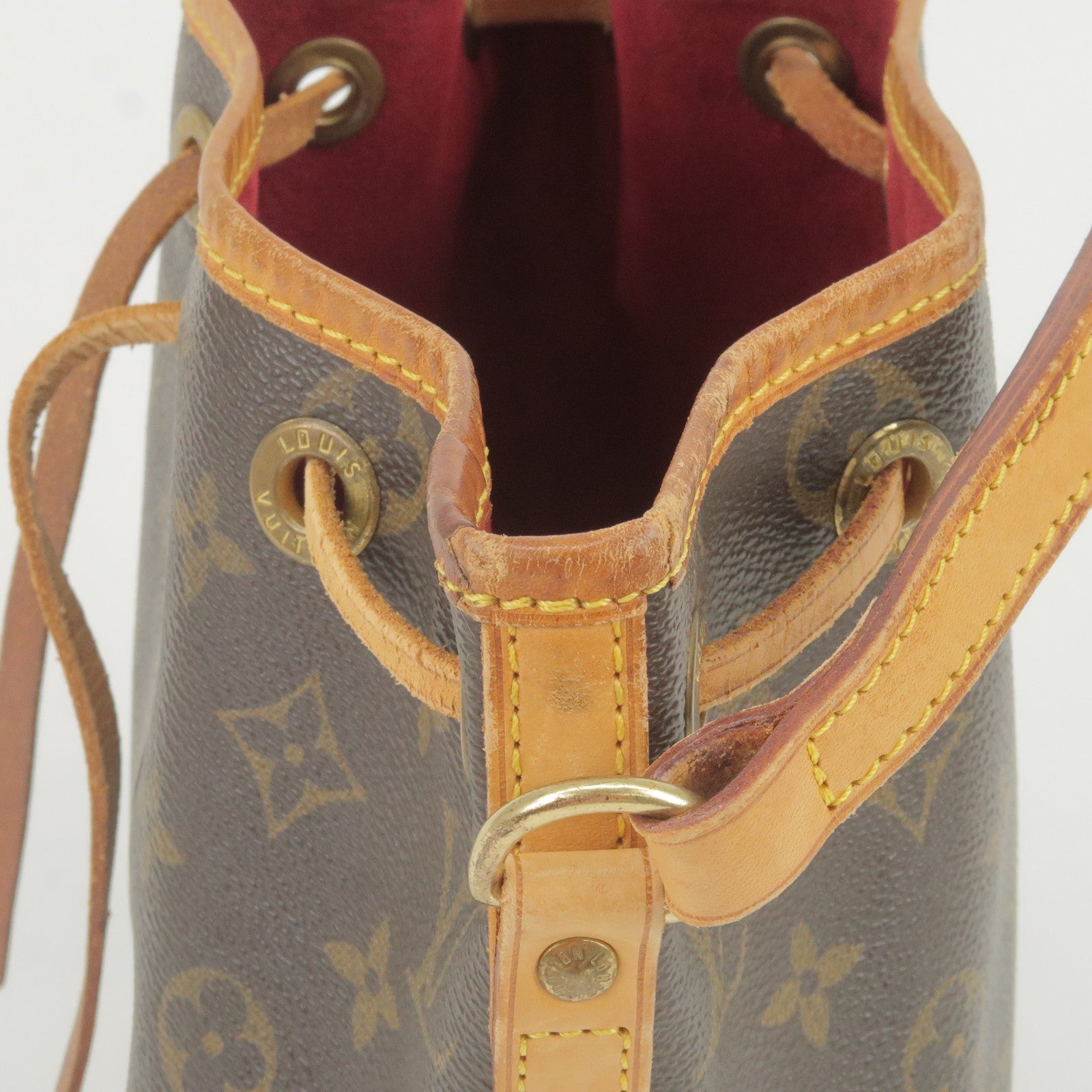 Sold at Auction: Louis Vuitton, LOUIS VUITTON 'MINI NOE' BROWN MONOGRAM  BUCKET BAG