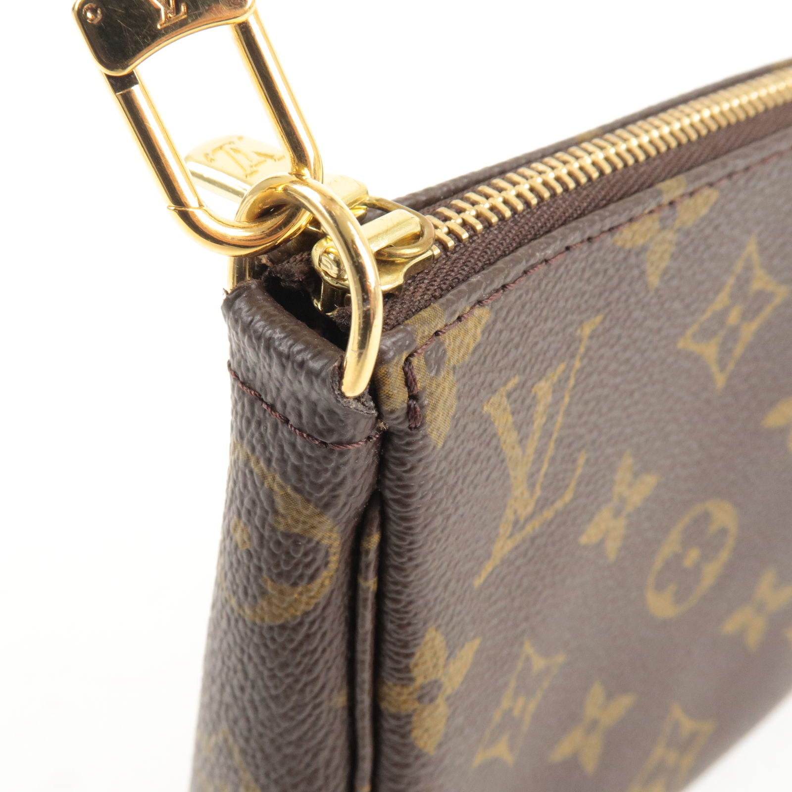Auth LOUIS VUITTON Pochette Accessoires M51980 Monogram SL1001 Handbag