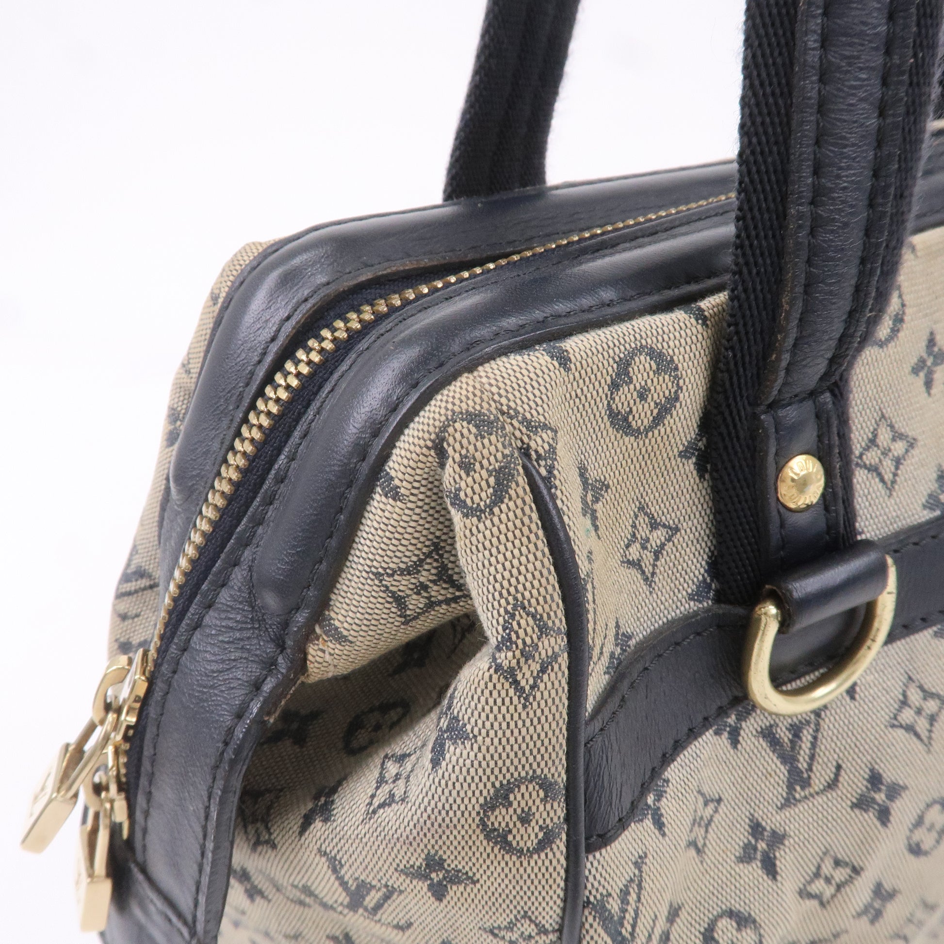 Authentic Vintage Louis Vuitton Navy Josephine PM Handbag