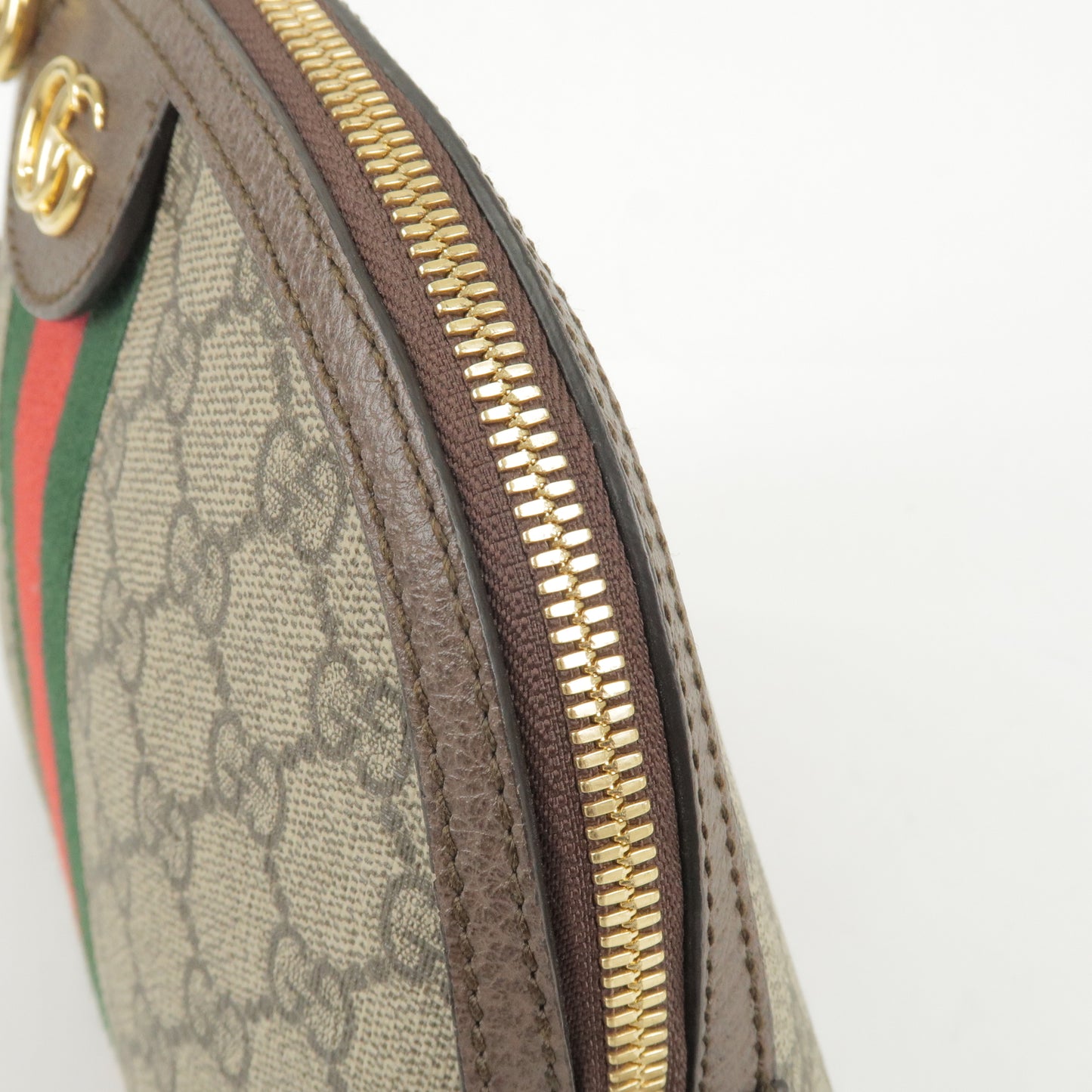 GUCCI Ophidia Sherry GG Supreme Leather Shoulder Bag 499621