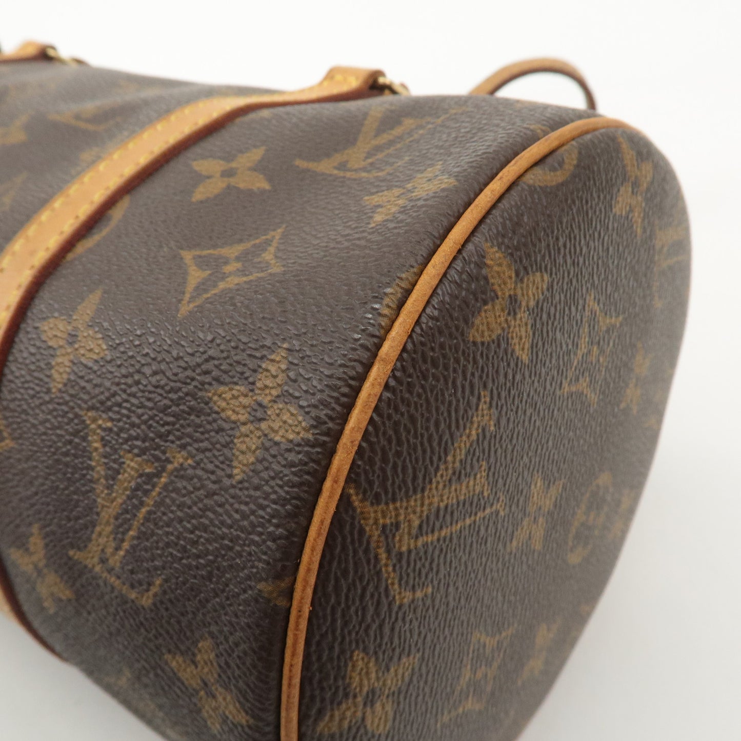 Louis Vuitton Monogram Papillon 30 Hand Bag New Style Brown M51385