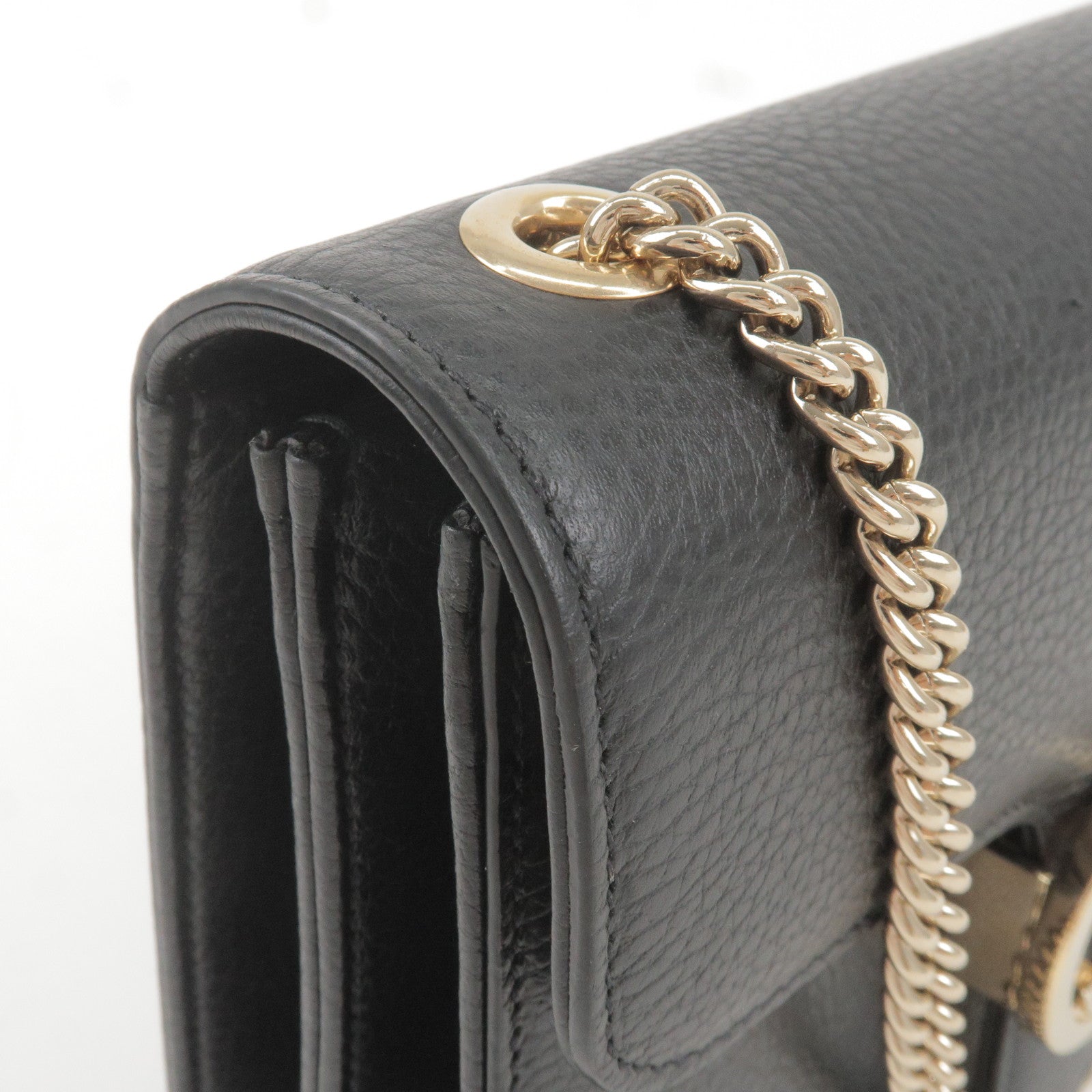 Gucci Grey Leather Interlocking G Shoulder Bag Gucci