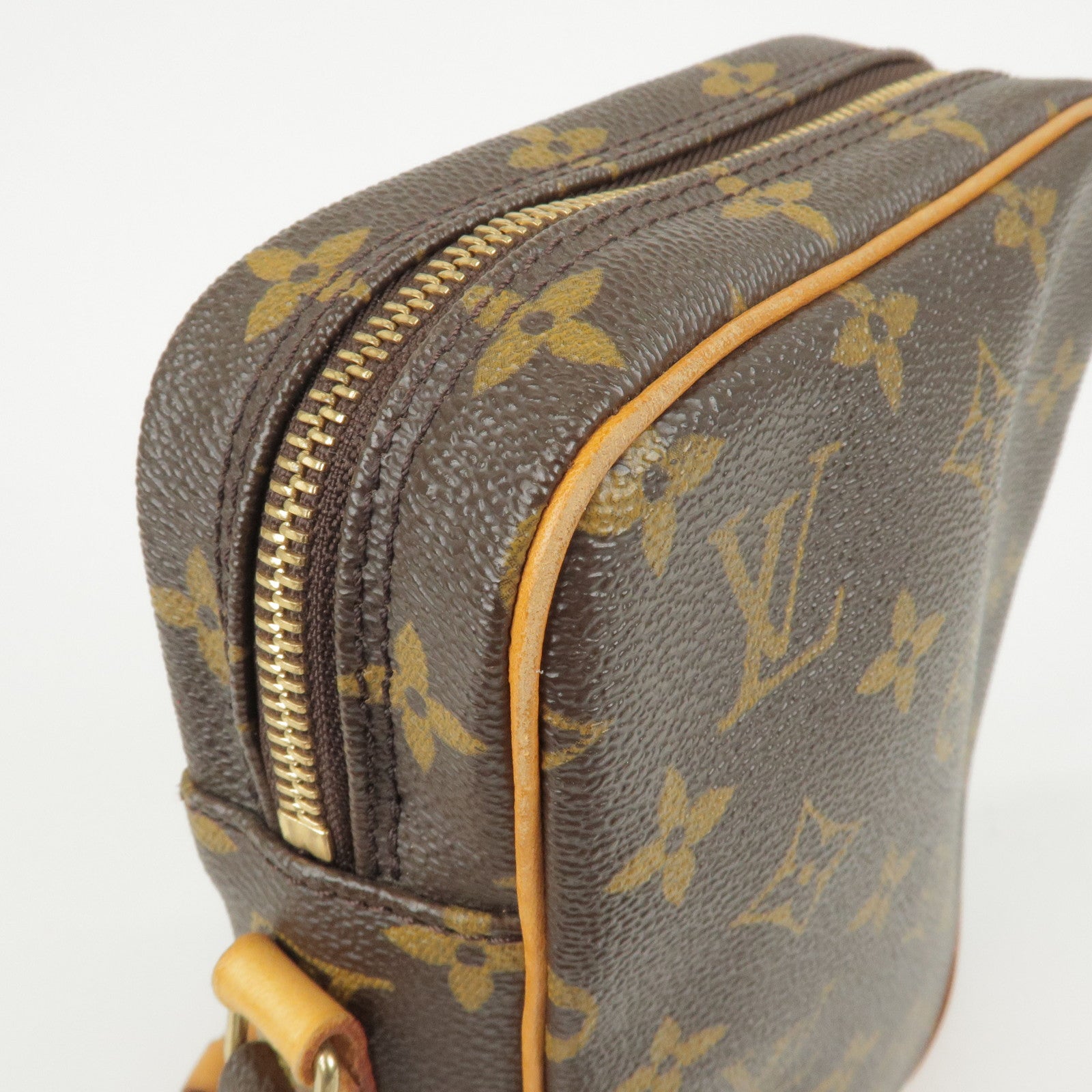 Authentic Louis Vuitton Monogram Danube Shoulder Bag M45266 Used F/S