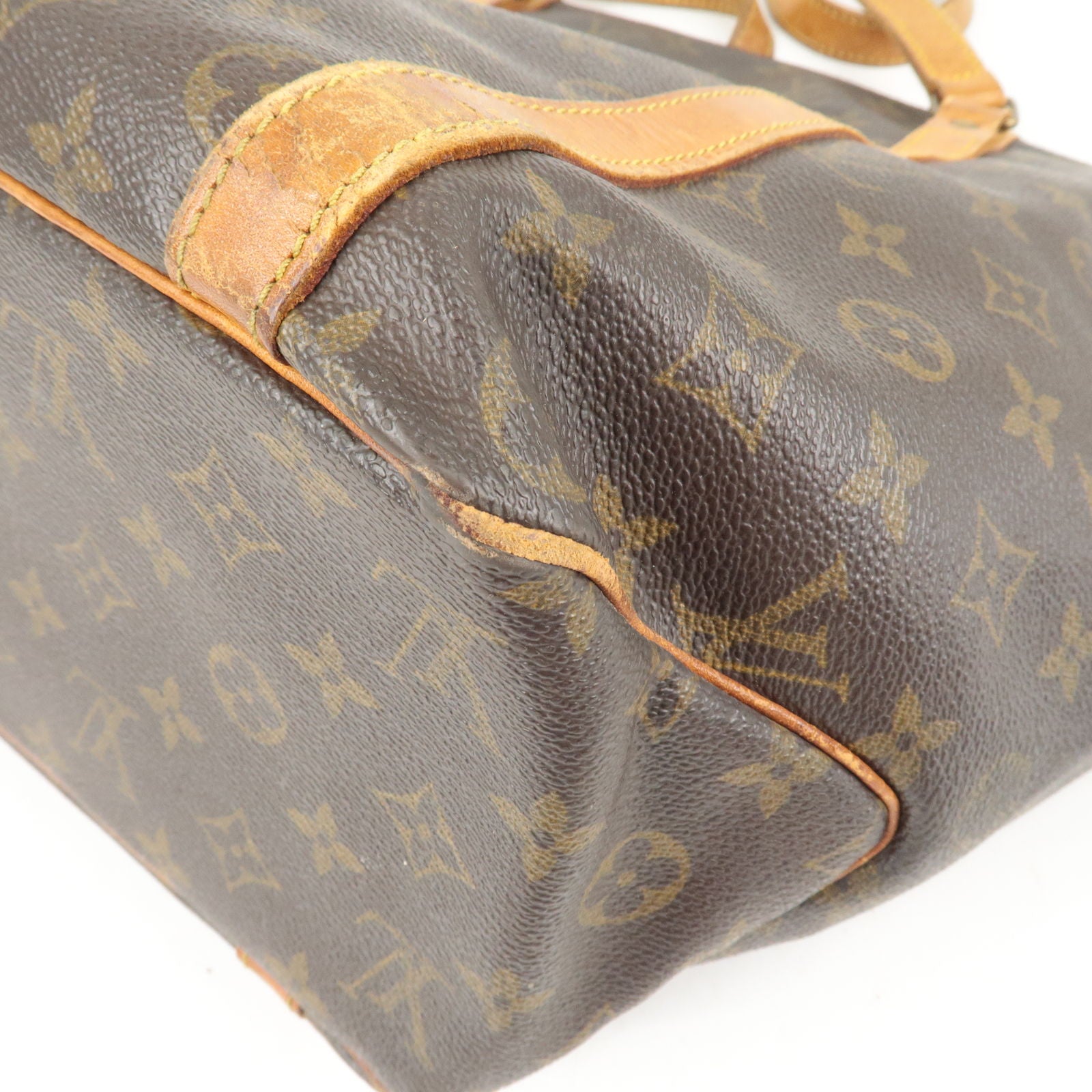 Louis Vuitton 2000 Sac Shopping Shoulder Tote Bag Monogram M51108