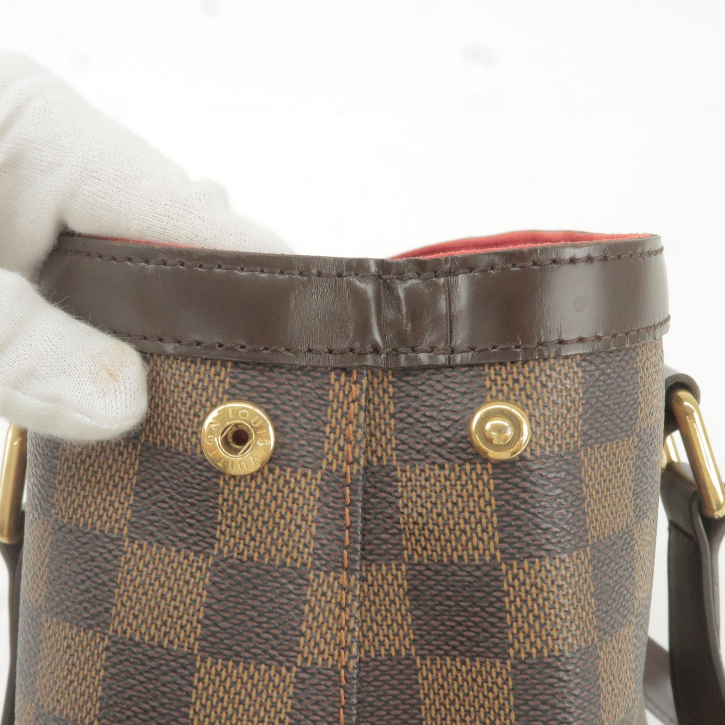 Louis Vuitton Damier Ebene Hampstead PM Hand Bag N51205