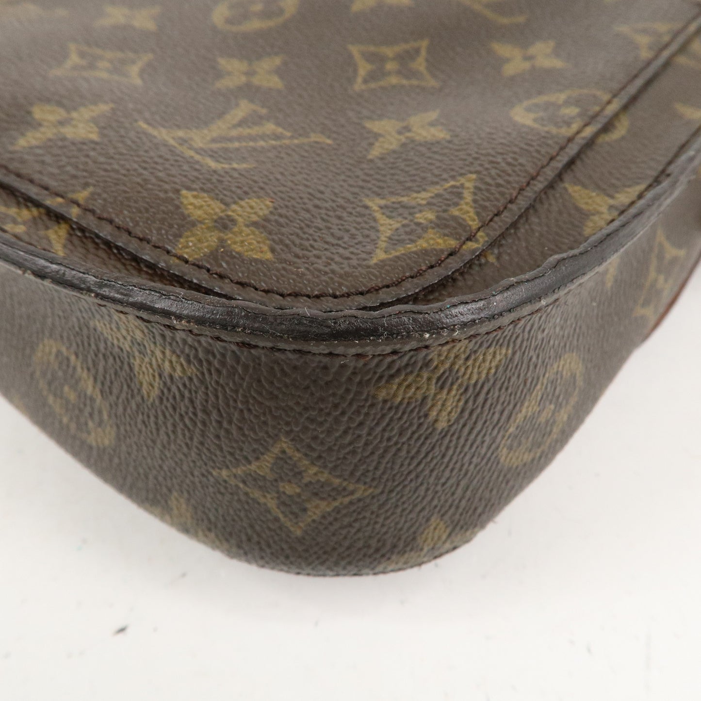 Louis Vuitton Monogram Saint Cloud MM Shoulder Bag Brown M51243