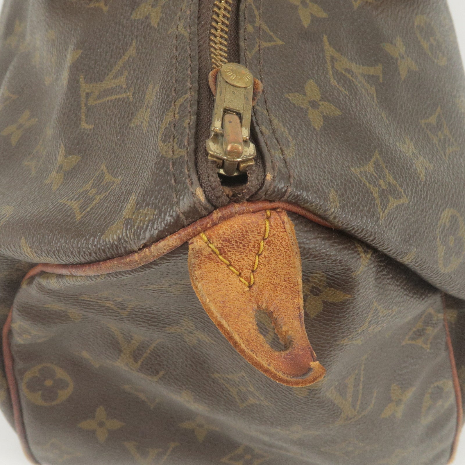 LOUIS VUITTON Boston bag M41524 Brown Monogram Handbag Monogram Speedy 35  used