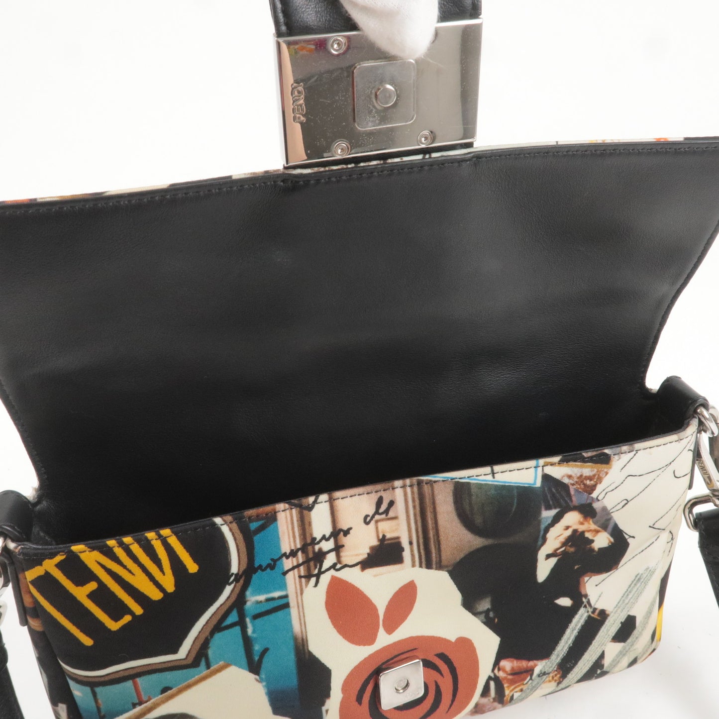 Fendi-Karl-Lagerfeld-Baguette-Regular-Nylon-Leather-2WAY-Bag – dct-ep_vintage  luxury Store