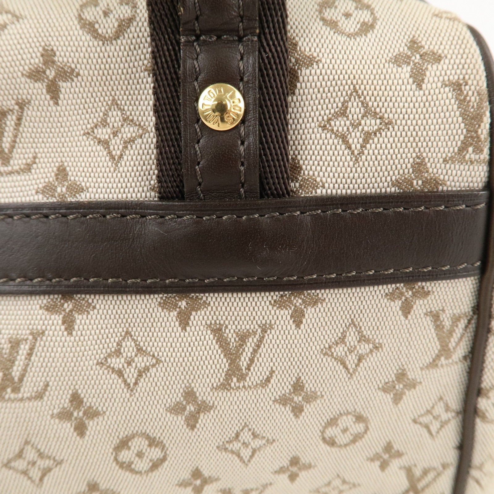 Louis Vuitton Monogram Mini Lin Josephine PM Speedy Boston Bag