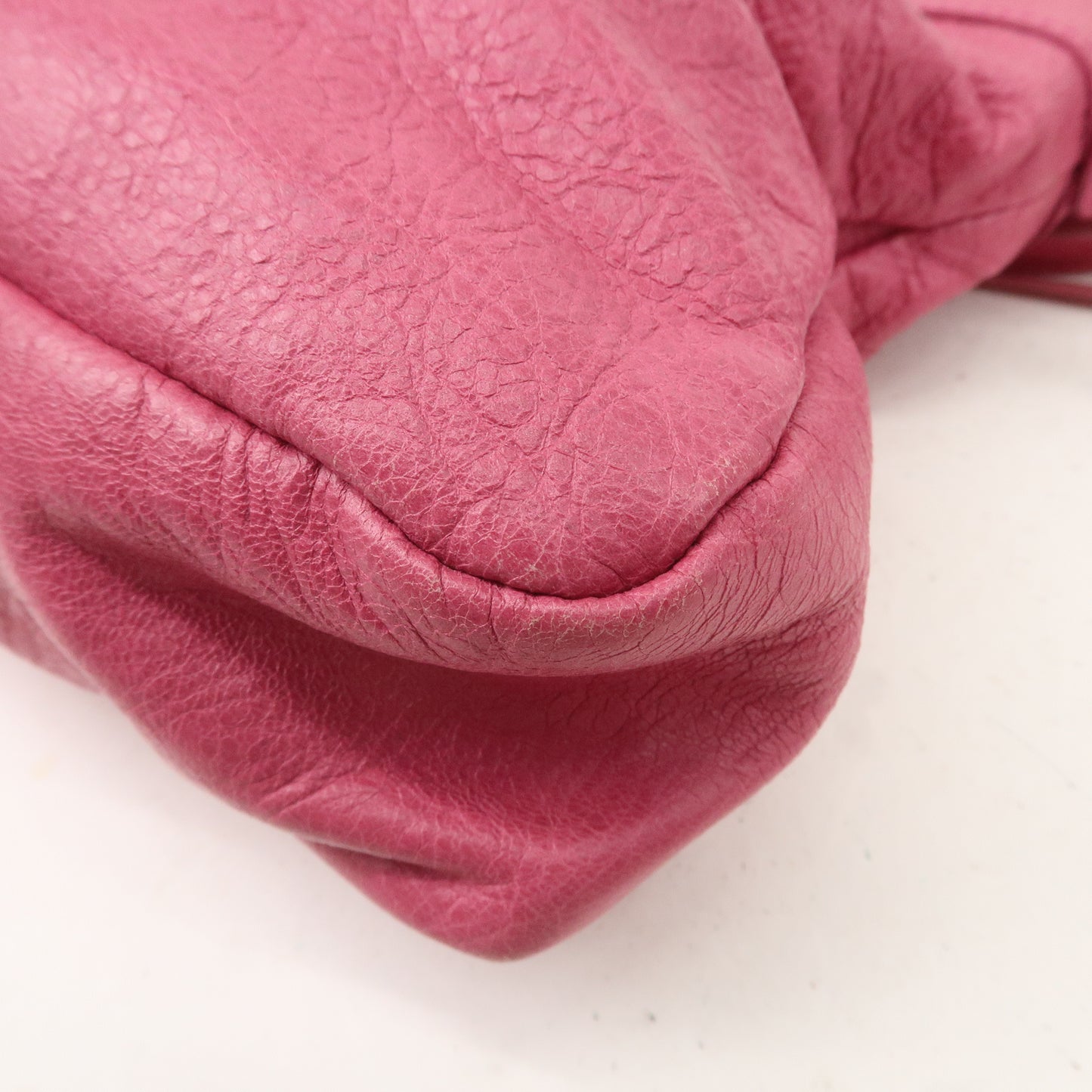 BALENCIAGA The First Leather 2Way Bag Hand Bag Pink 103208