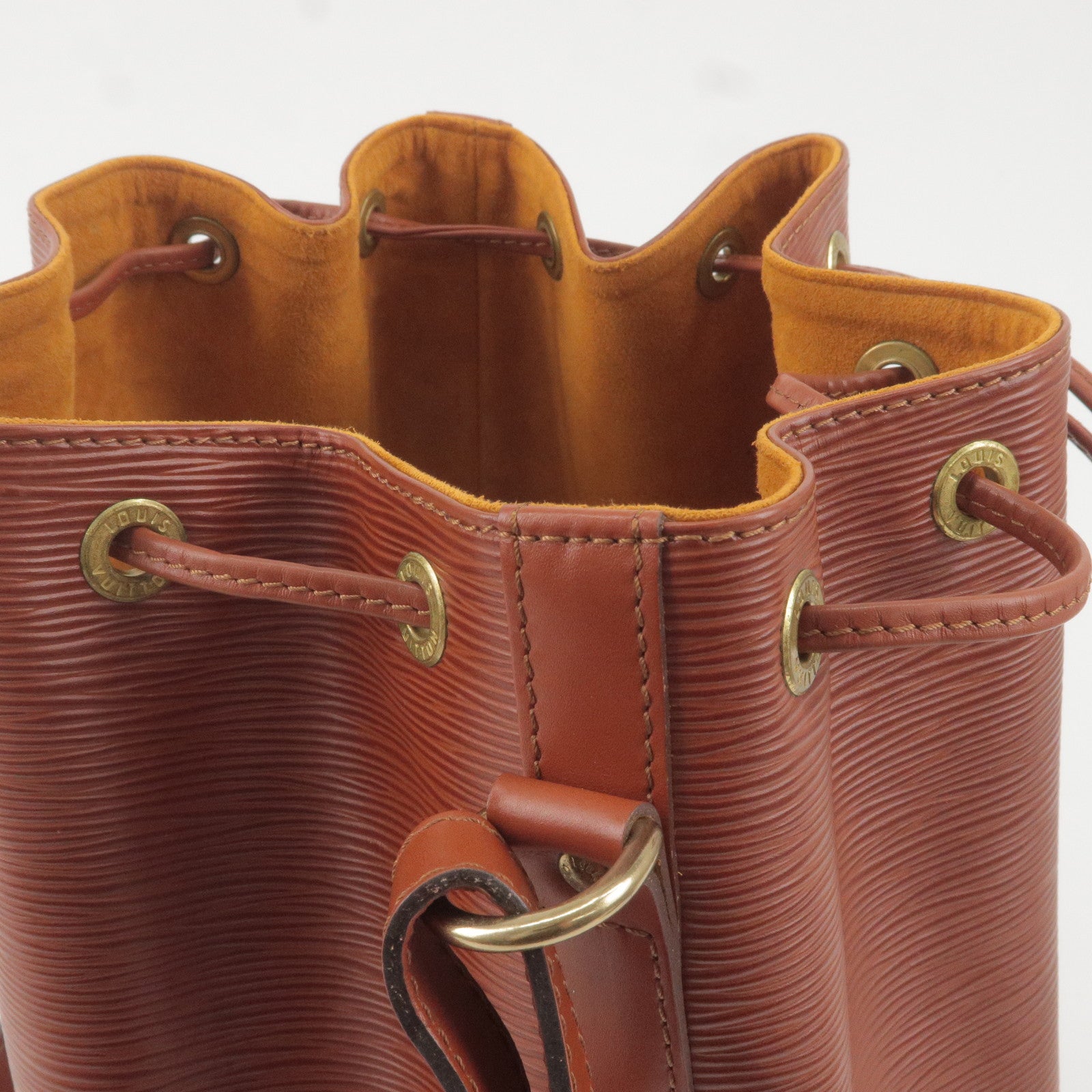 Noé fabric handbag Louis Vuitton Brown in Fabric - 35298902