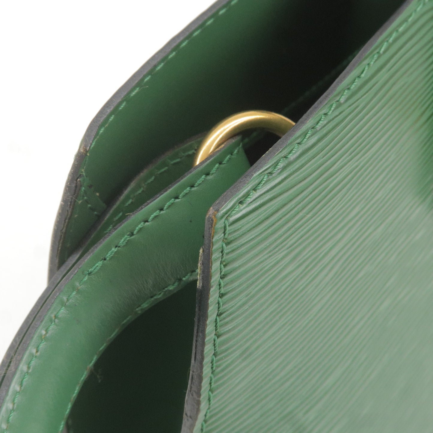 Louis Vuitton Epi Cluny Shoulder Bag Borneo Green M52254