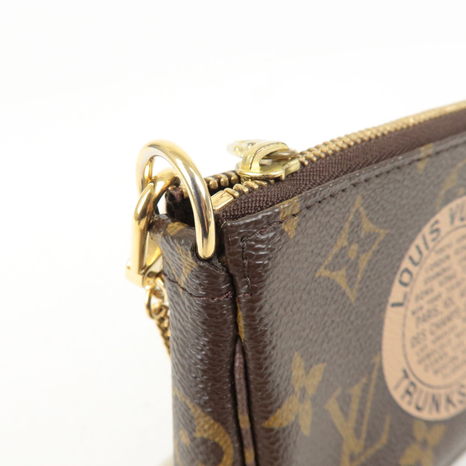 Clutch Bags Louis Vuitton Monogram Canvas Pouch Bag Mini Pochette Accessoires