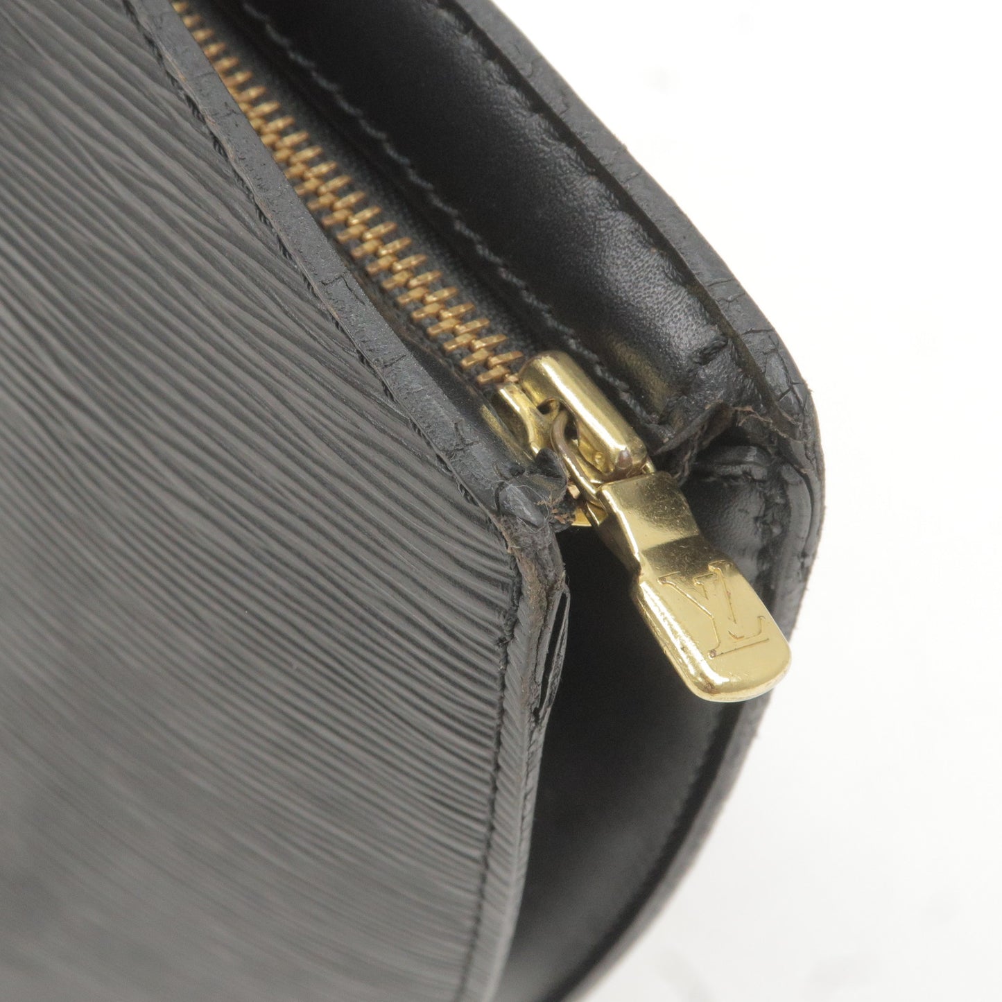 Louis Vuitton Epi Saint Jacques Shoulder Bag Noir Black M52262