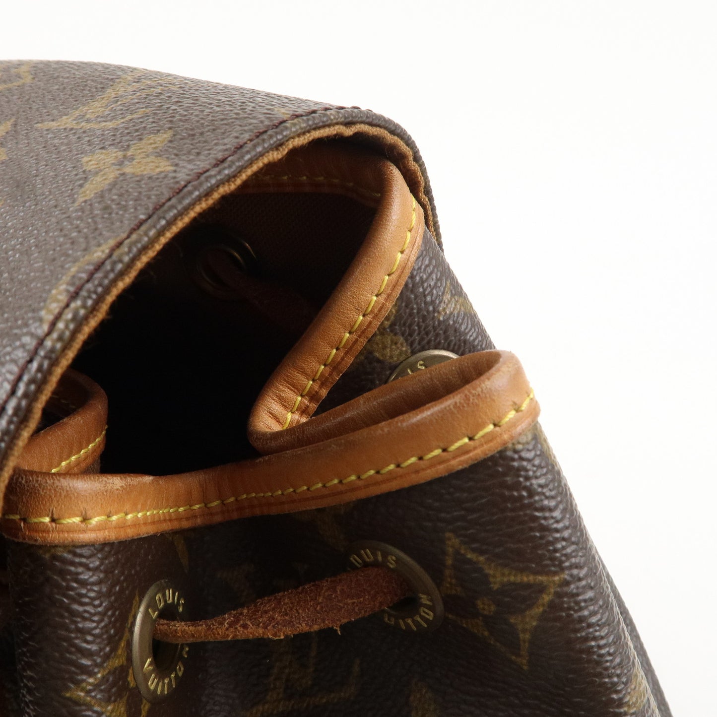 Louis Vuitton Monogram Montsouris MM Back Pack Bag Brown M51136