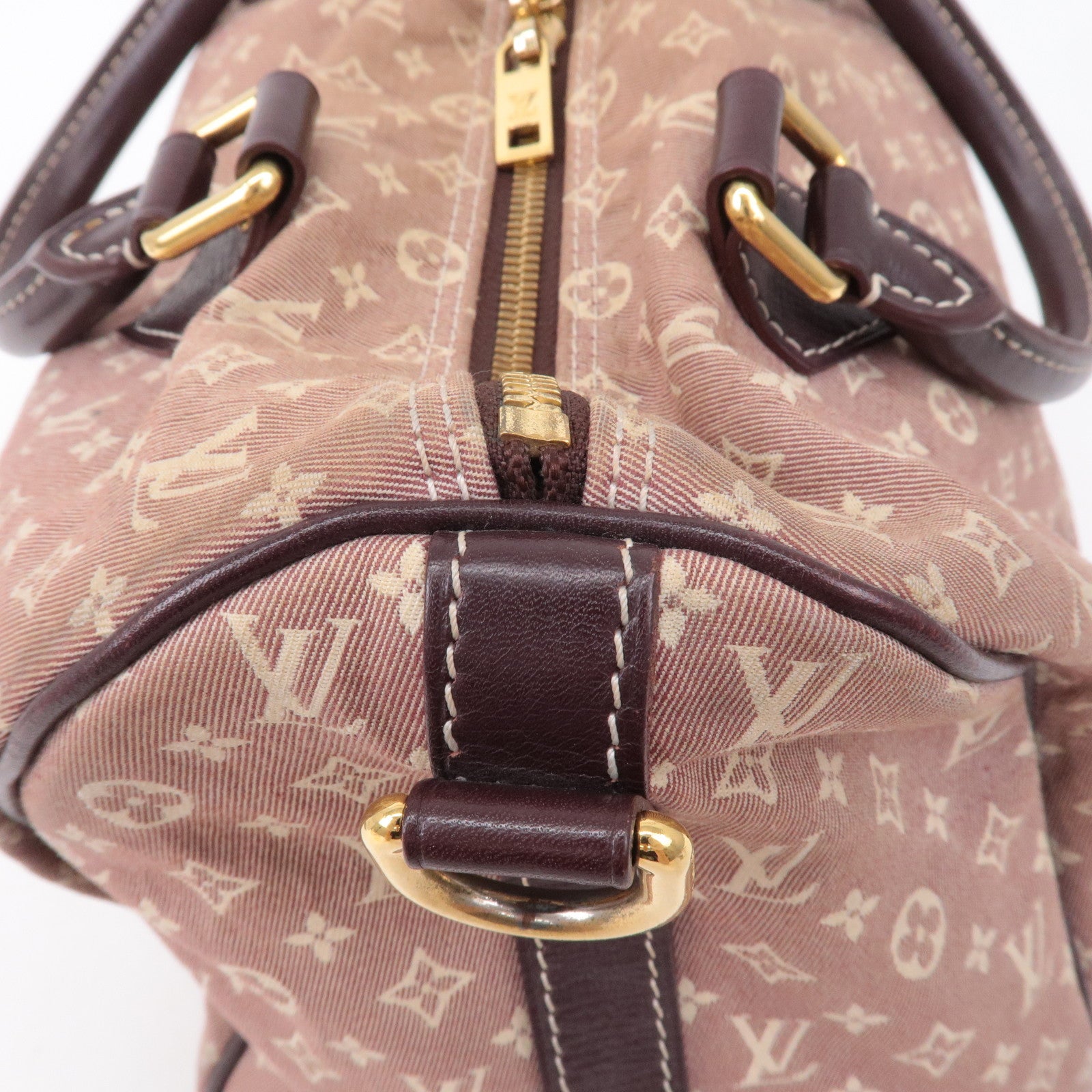 Louis Vuitton Beige Idylle Monogram Mini Lin Canvas Speedy 30 Bag