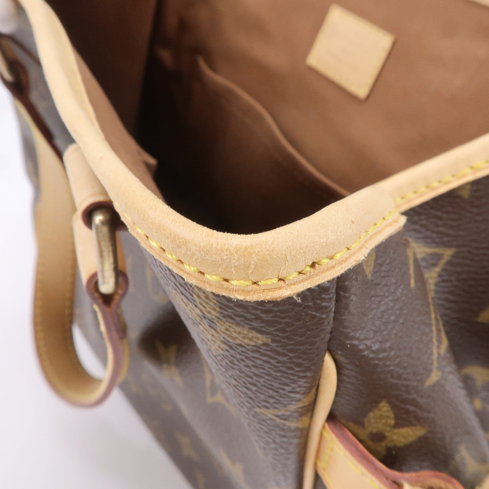 LOUIS VUITTON LV Batignolles Used Tote Handbag Monogram Leather M51156  #BR197 S
