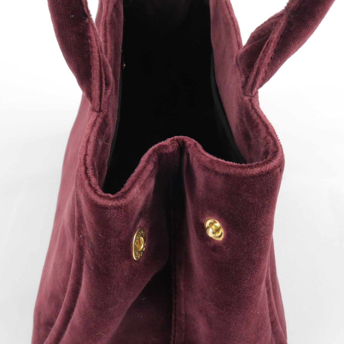 Prada Velour Canapa Mini 2Way Hand Bag Shoulder Bag 1BA038