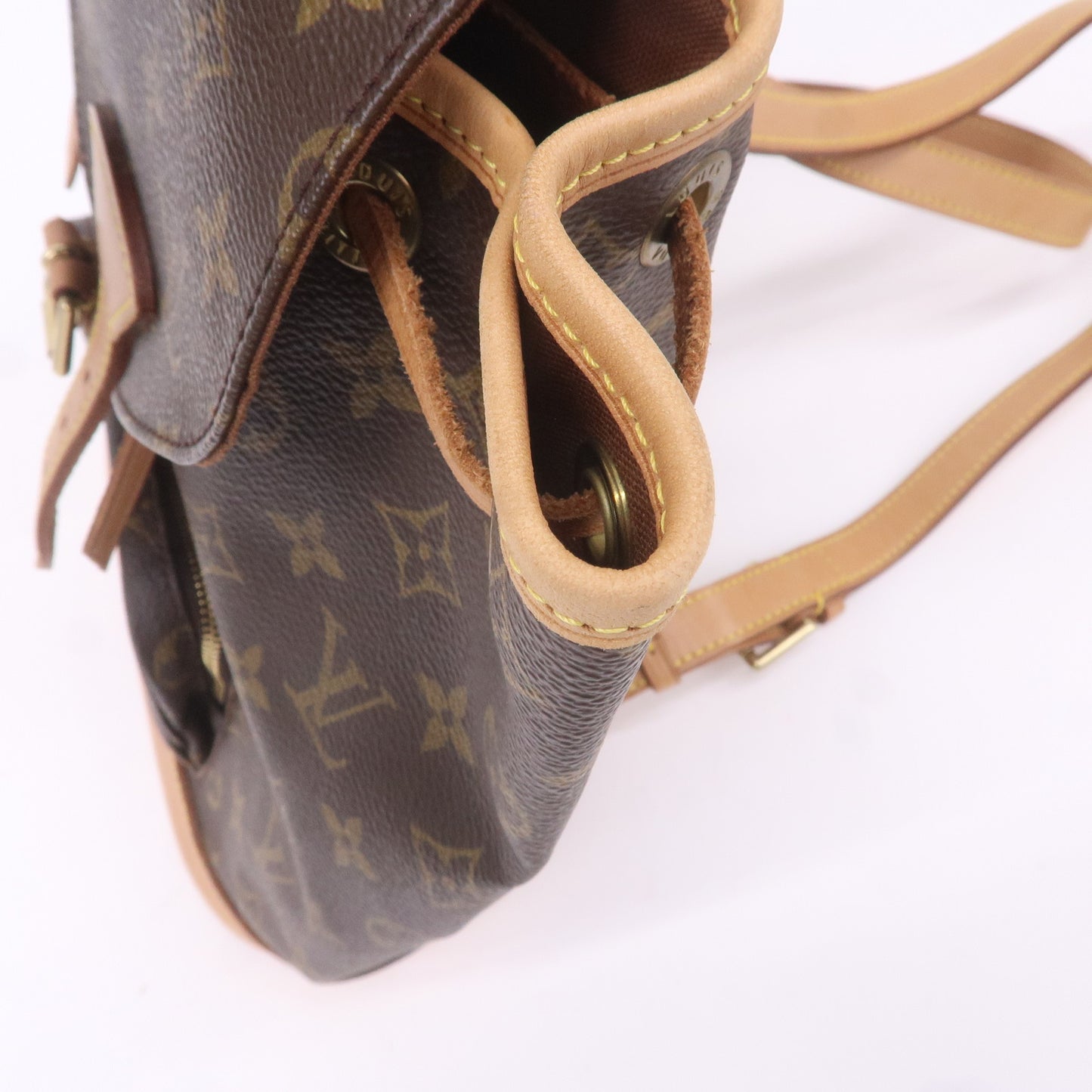 Louis Vuitton Monogram Montsouris MM Back Pack Brown M51136