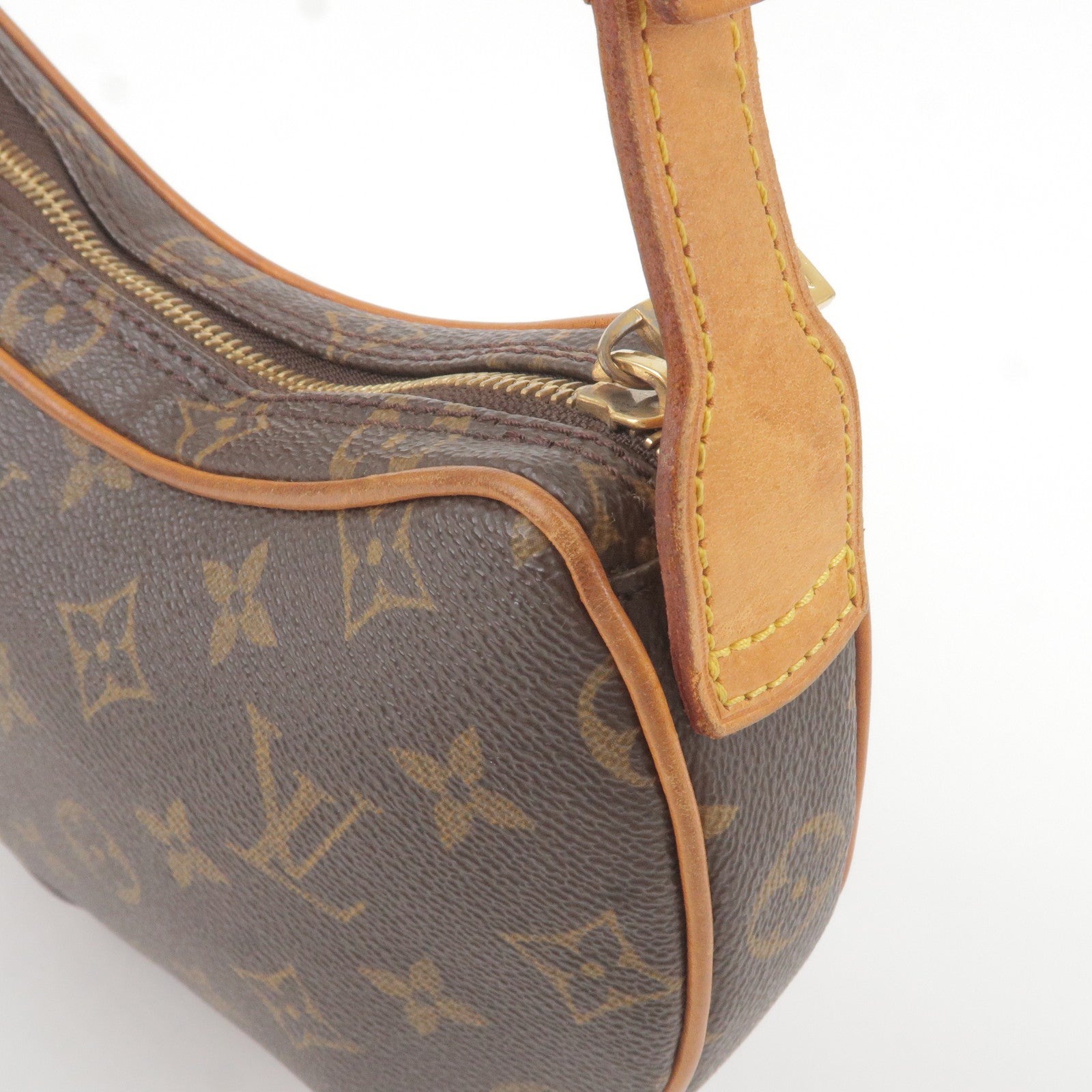 Louis Vuitton Pochette Croissant Handbag Purse Monogram M51510