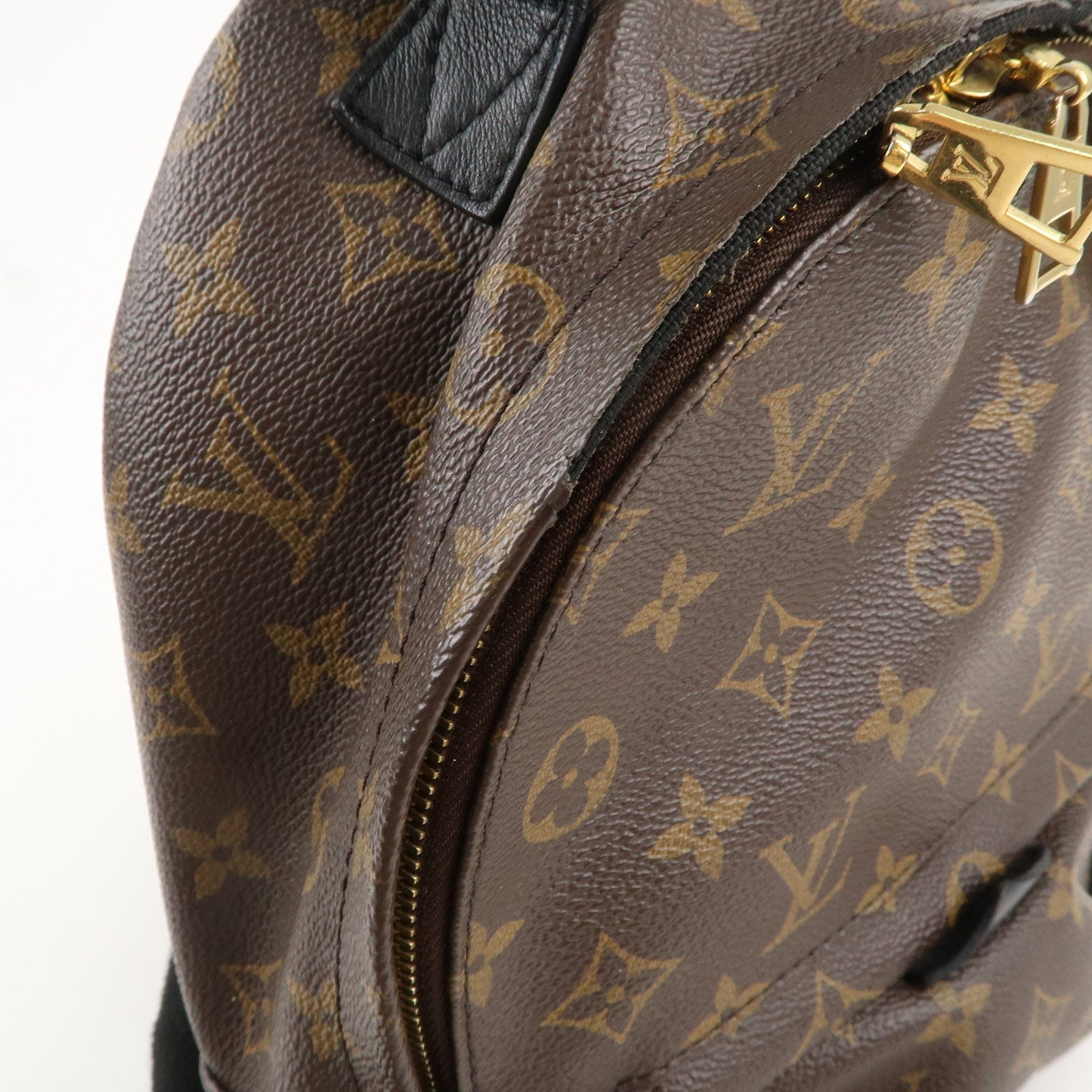 Louis Vuitton Monogram Palm Springs Back Pack PM Brown M44871