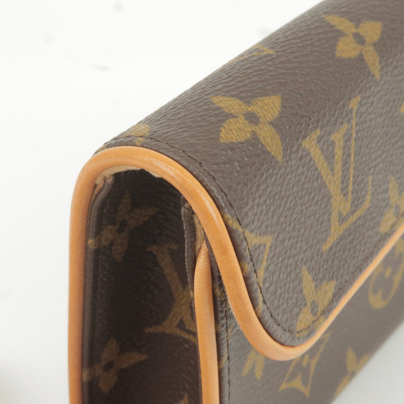 Louis Vuitton, Bags, Louis Vuitton Monogram Pochette Florentine Waist Bag  M5855 Brown Pvc Leather