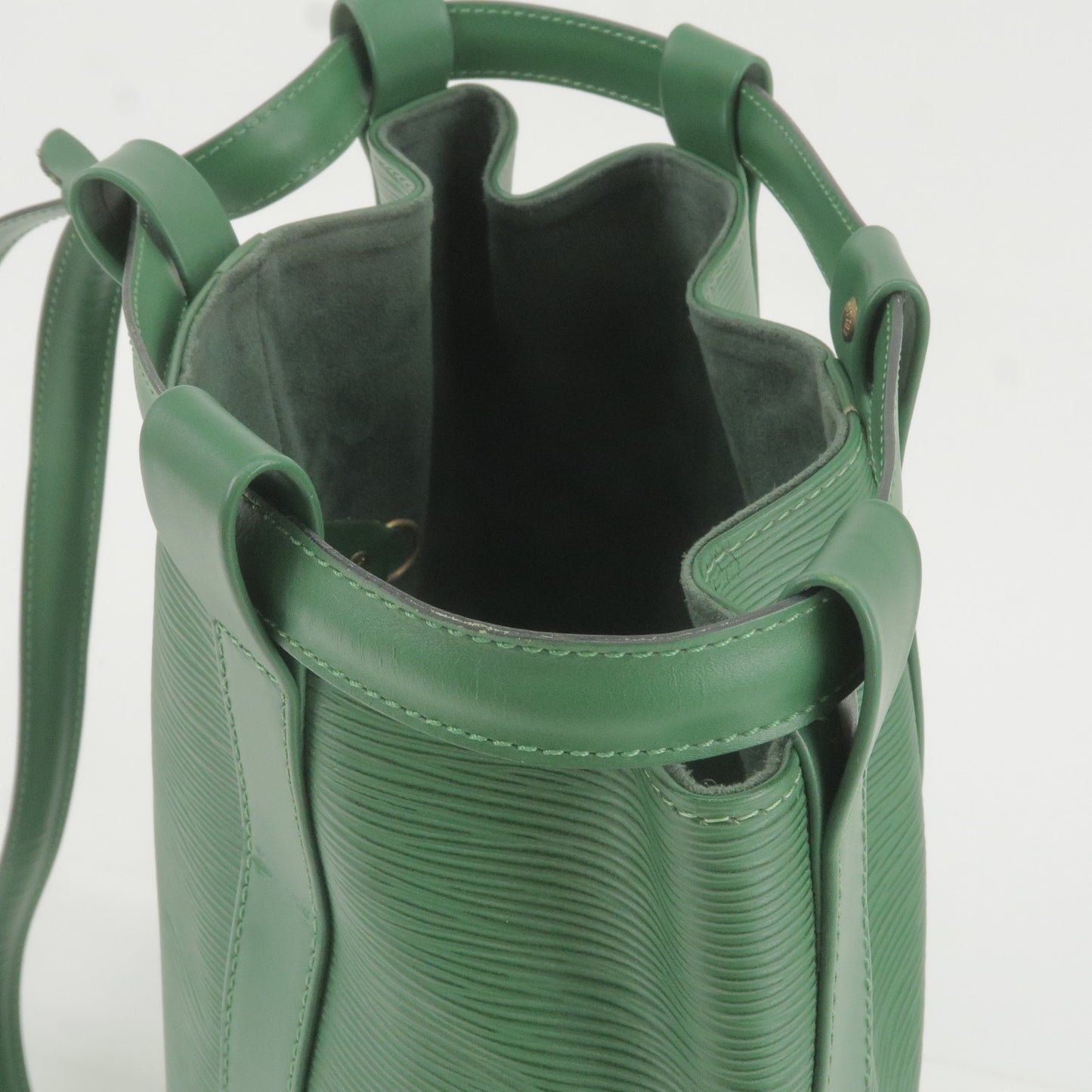 Louis Vuitton Epi Randonnee PM Laundry Bag Green M52354