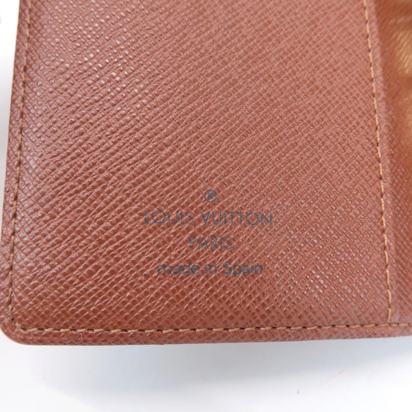 Louis Vuitton Monogram Agenda PM Planner Cover Brown R20005