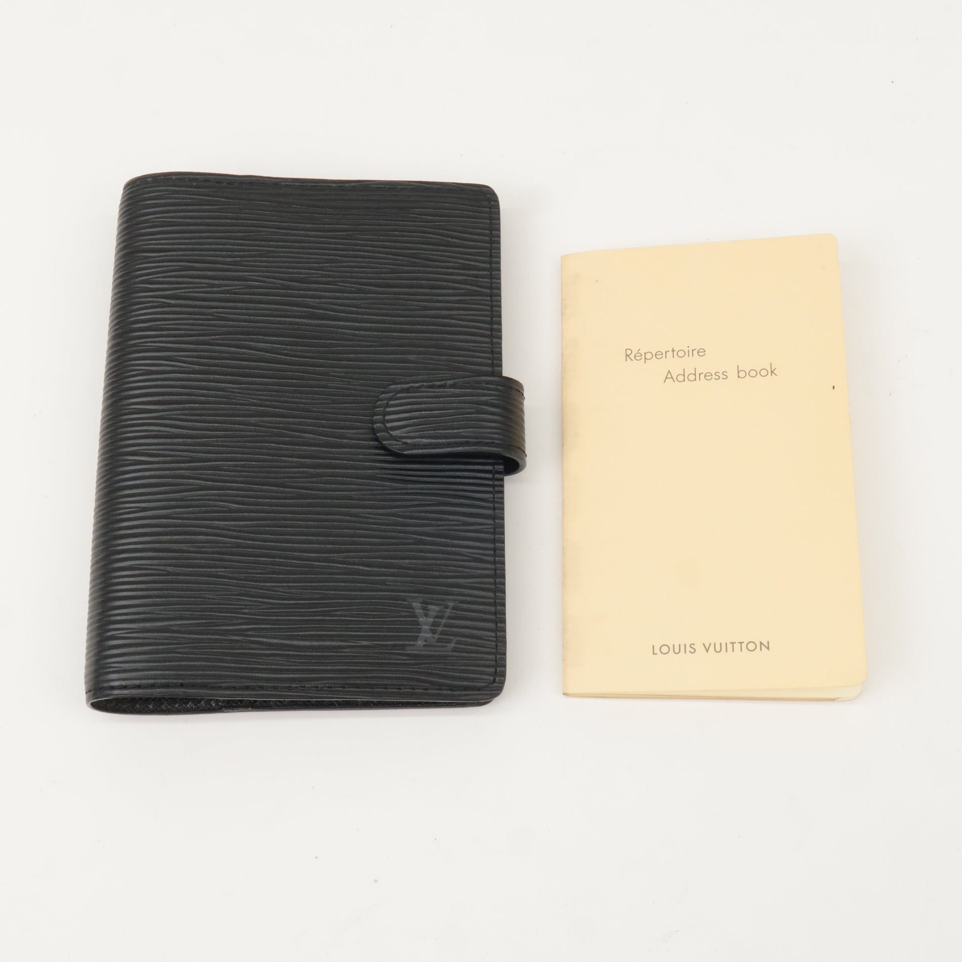 Louis Vuitton agenda MM epi Leather Notebook cover Black
