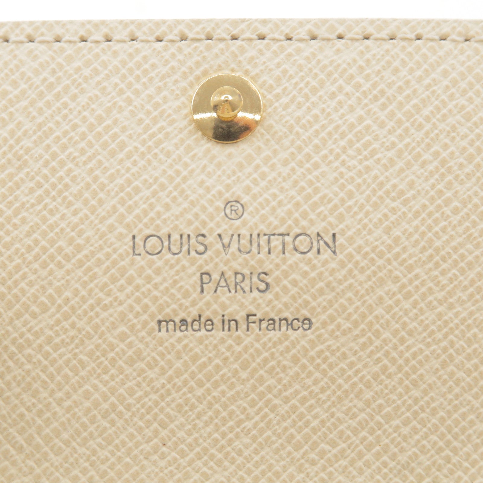 Preloved Louis Vuitton Damier Azur 6 Key Holder CT1103 021523